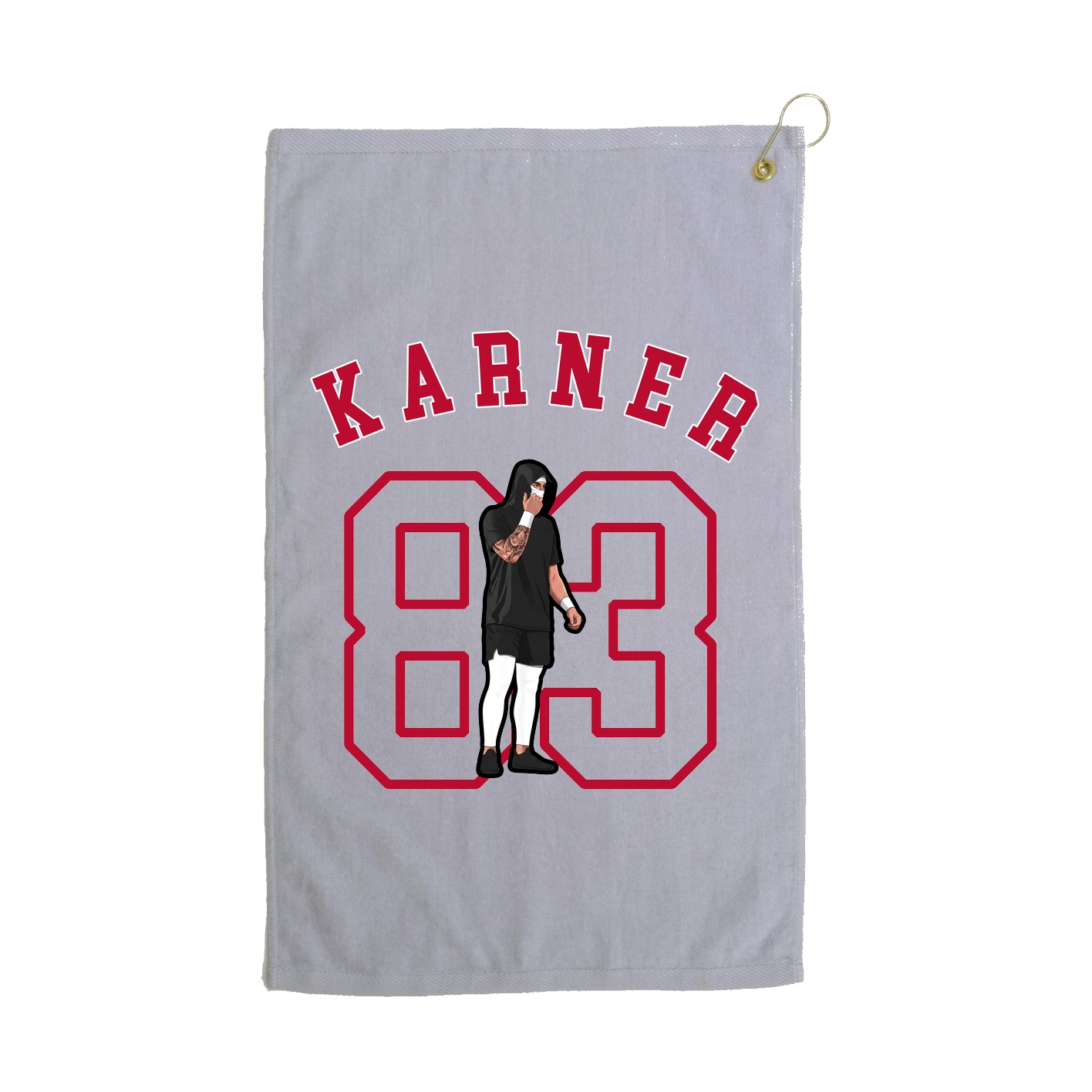 Golf Towel — Shirsey Arch in Grey