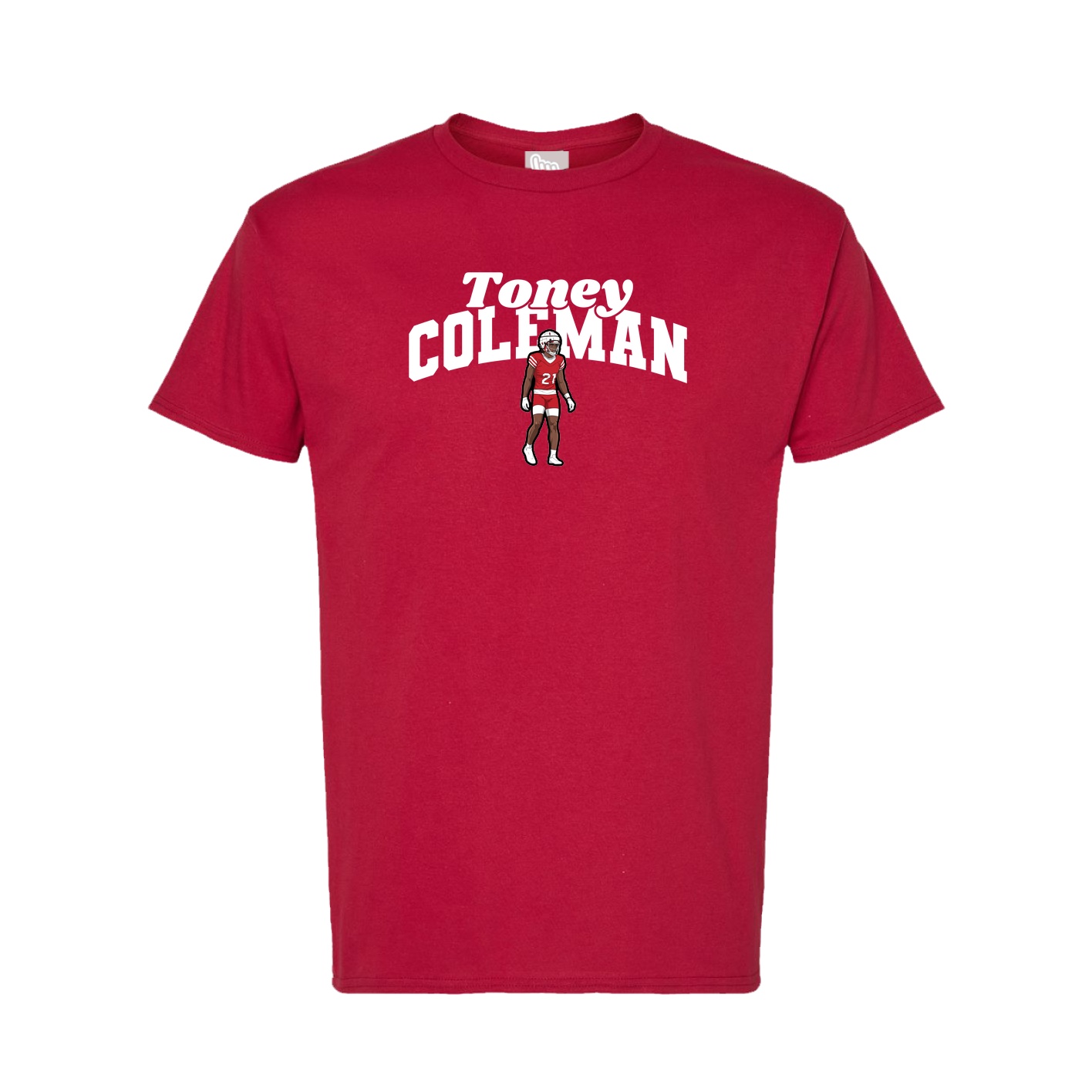 Tee — Signature Arch in Crimson