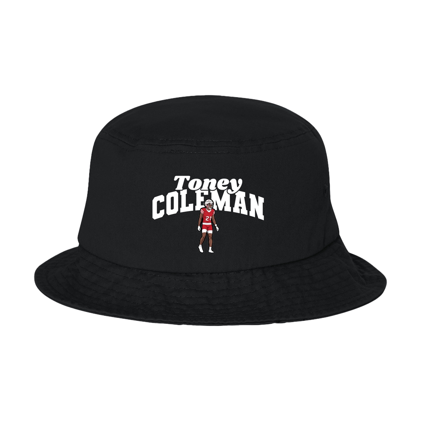 Bucket Cap — Signature Arch in Black