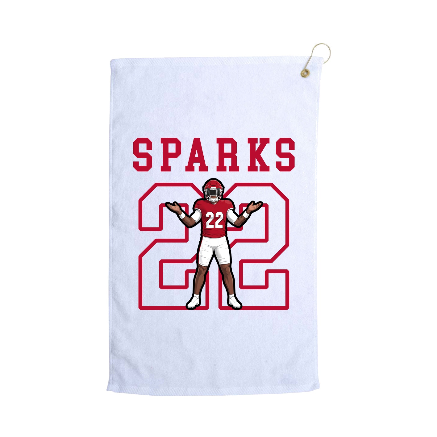 Golf Towel — Shirsey in White