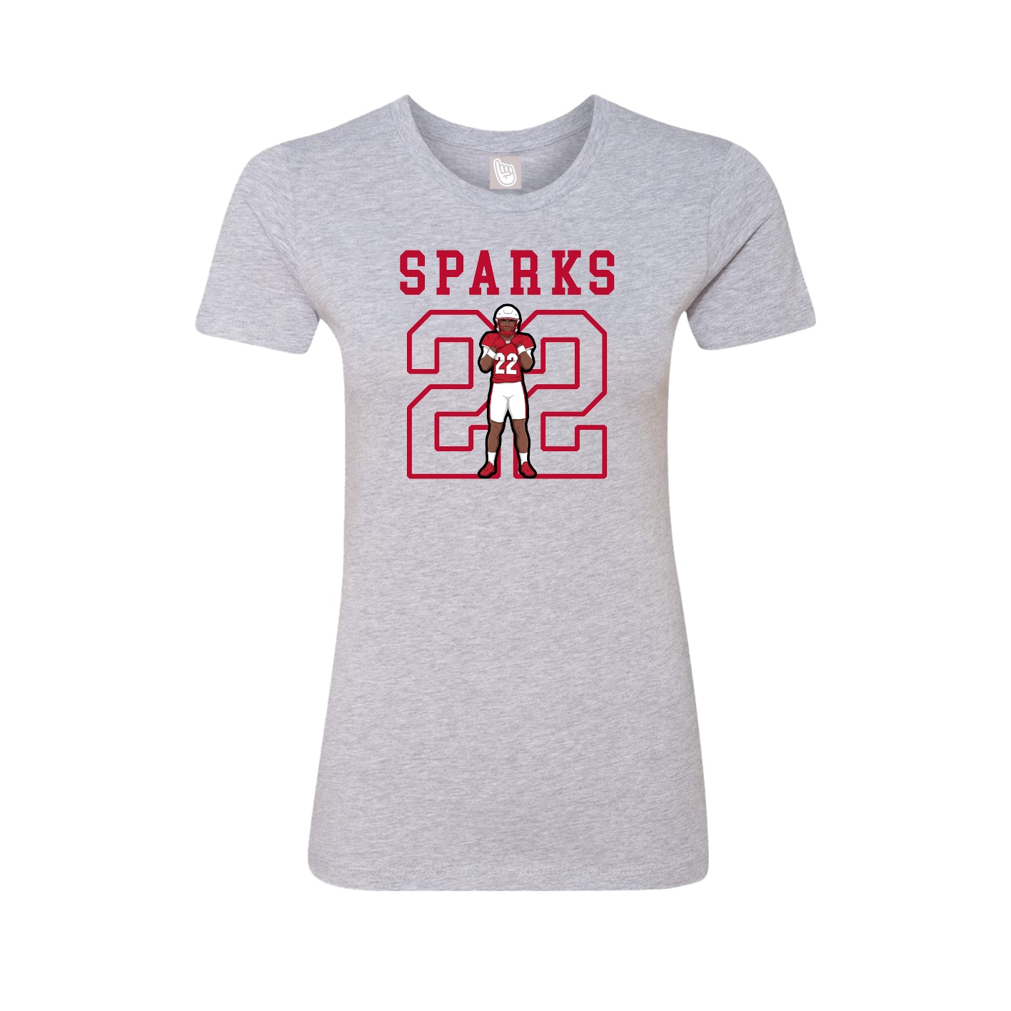 Fitted Women's Tee — Shirsey in Grey