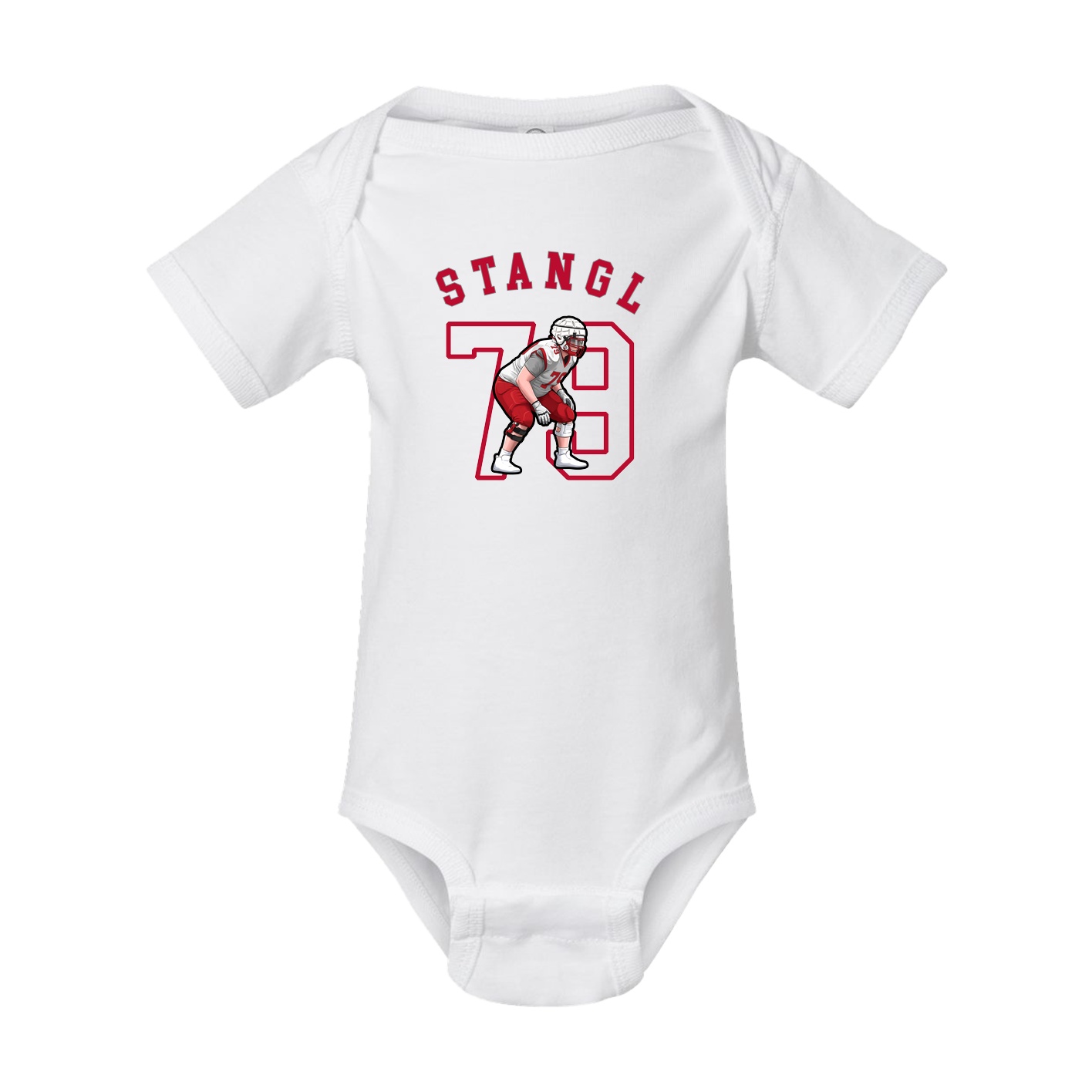 Baby Onesie — Shirsey Arch in White