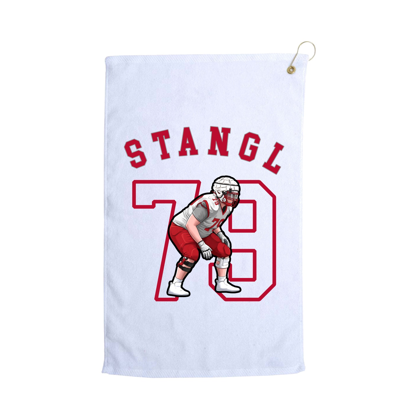 Golf Towel — Shirsey Arch in White