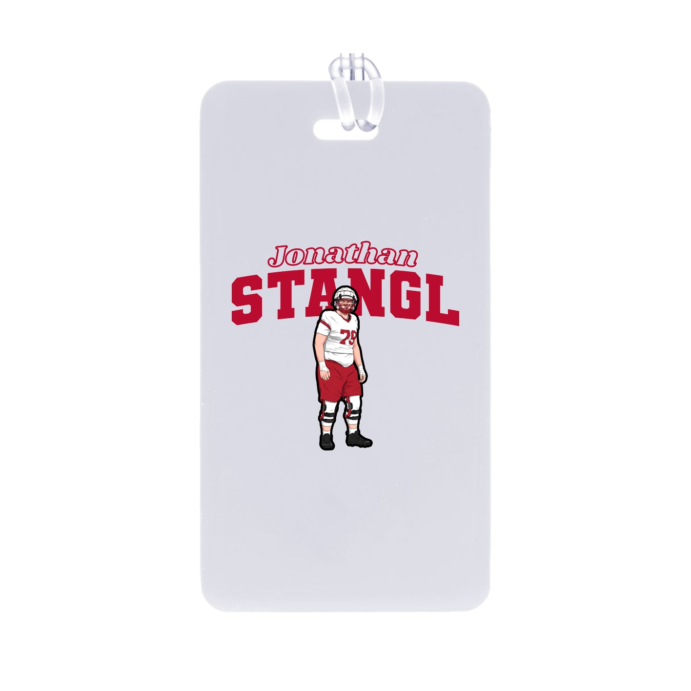 Bag Tag — Name Arch in Classic