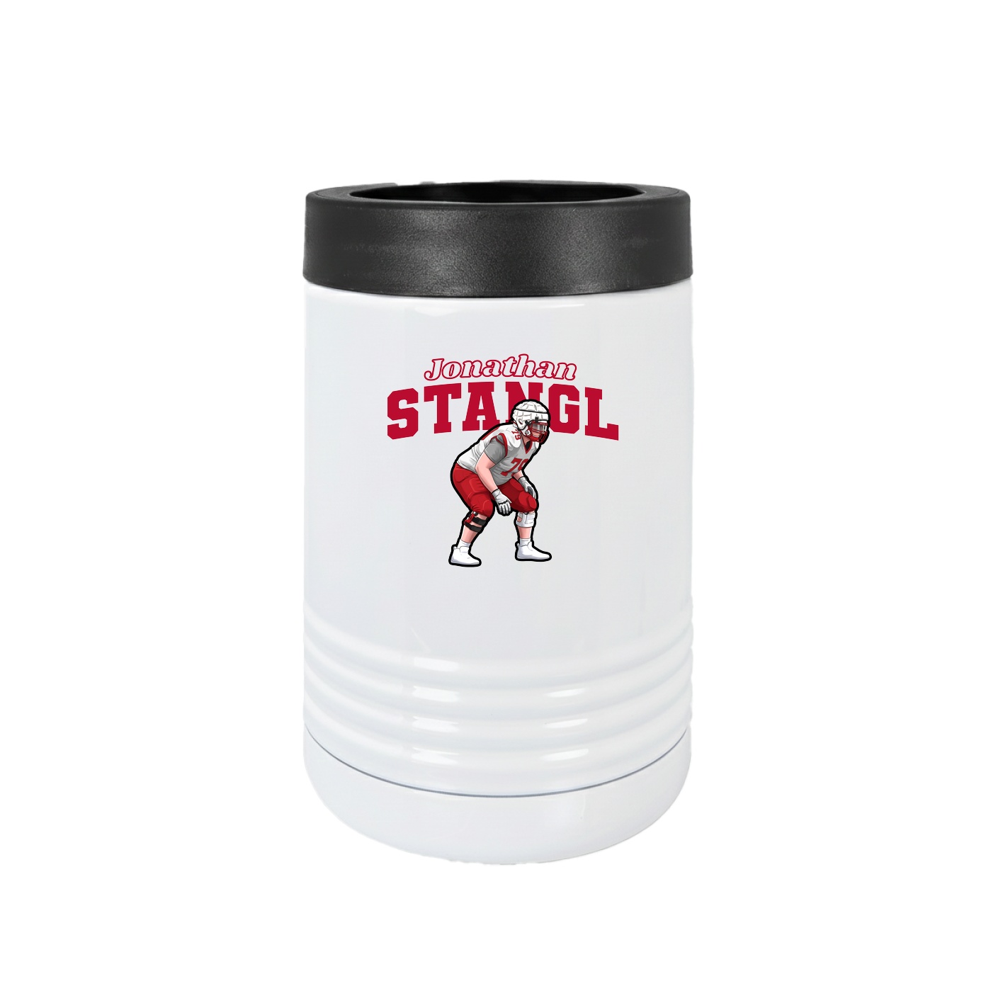 Beverage Holder — Name Arch in White