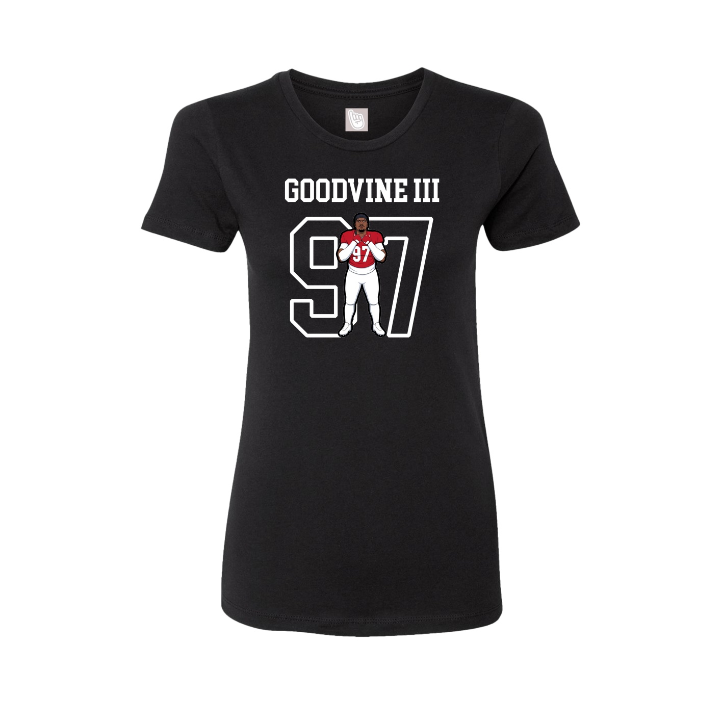 Fitted Women's Tee — Shirsey in Black