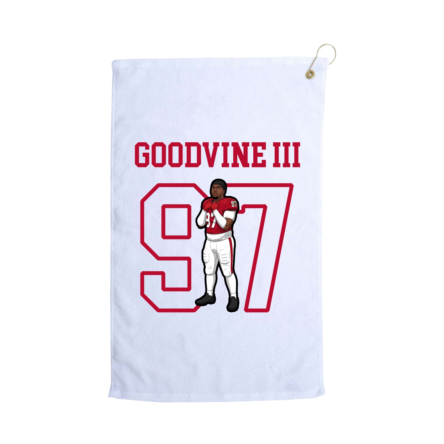 Golf Towel — Shirsey in White