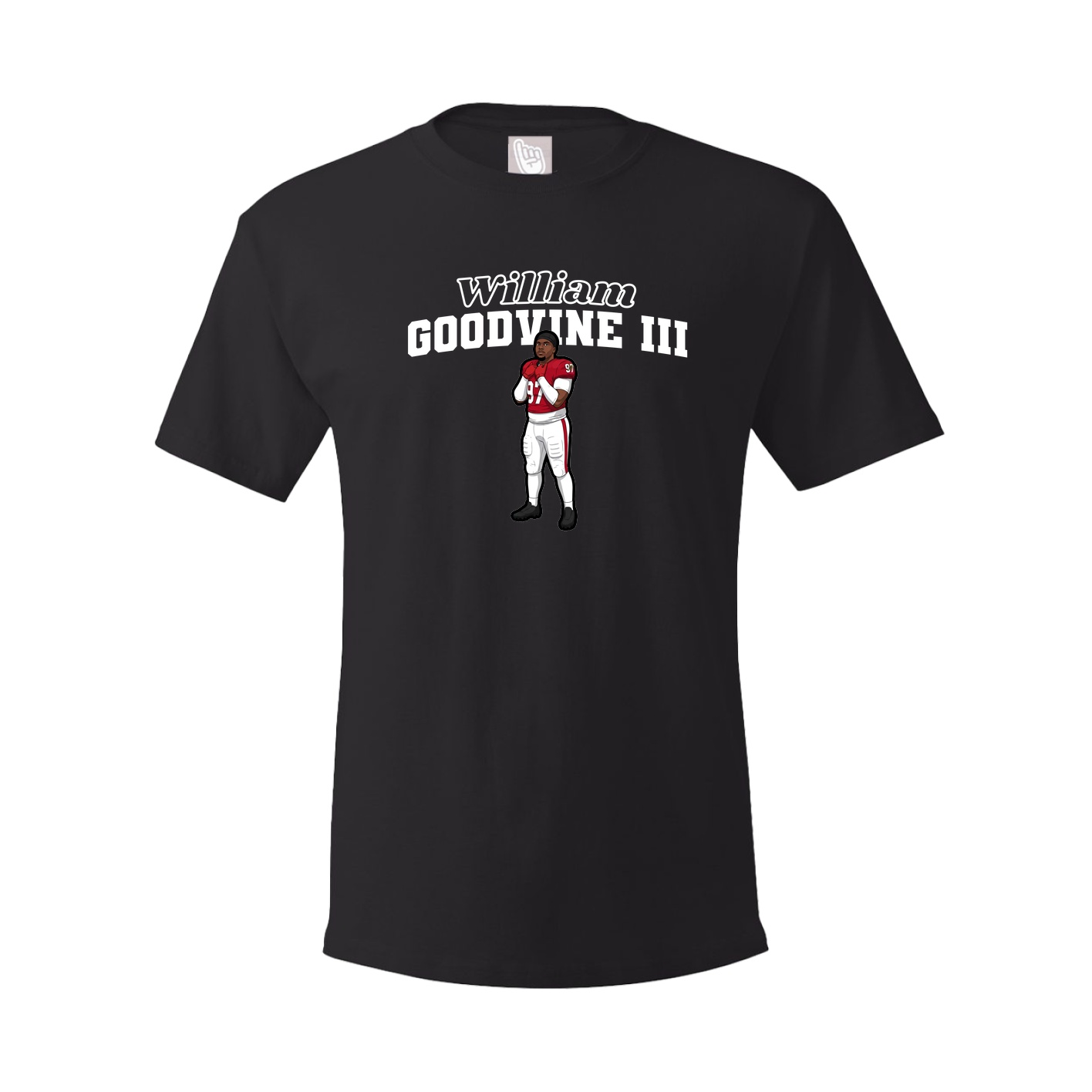 Youth Tee — Name Arch in Black
