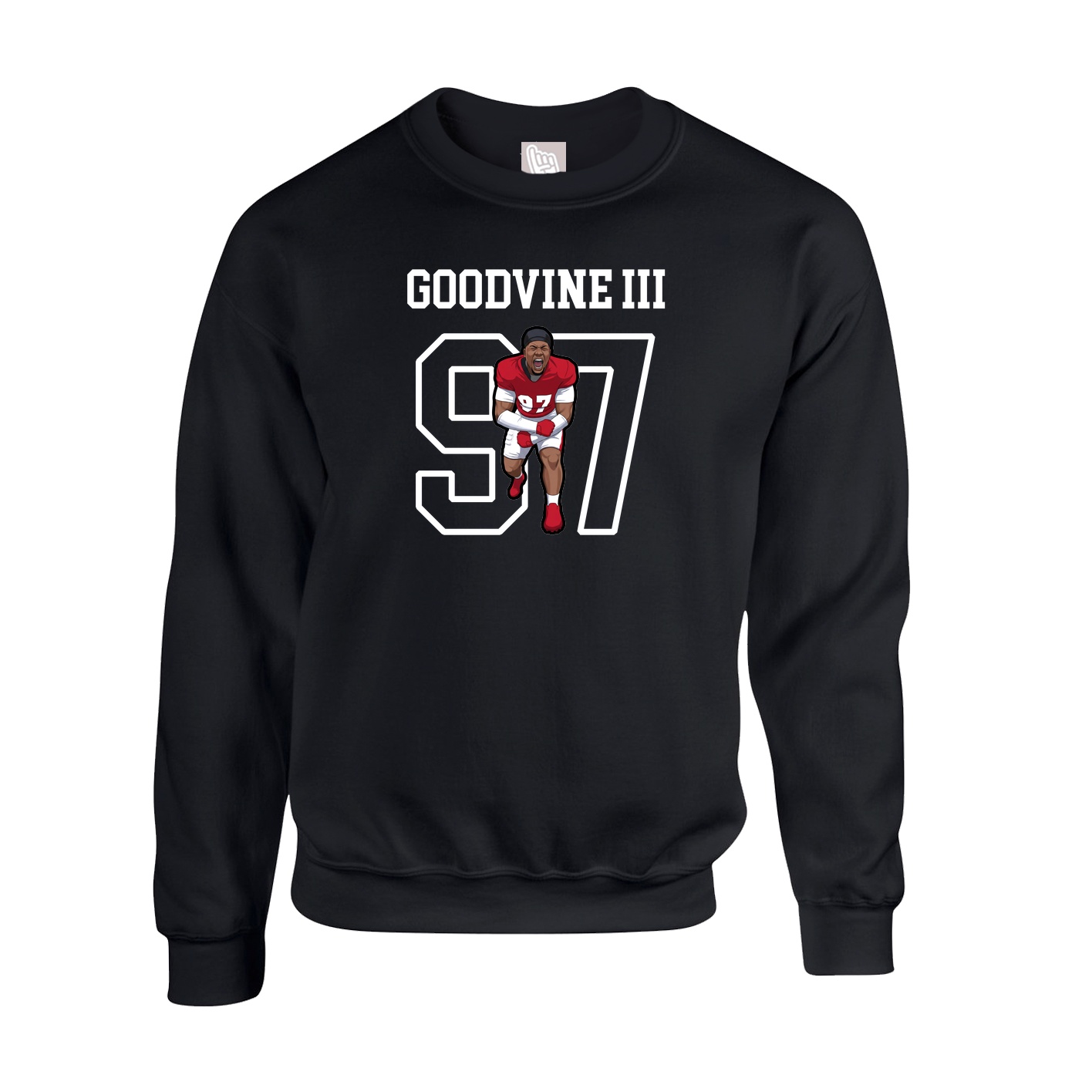Fleece Crew — Shirsey in Black