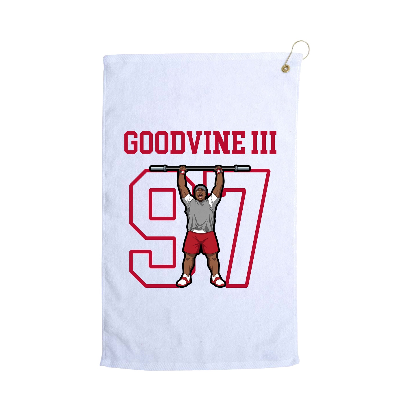 Golf Towel — Shirsey in White