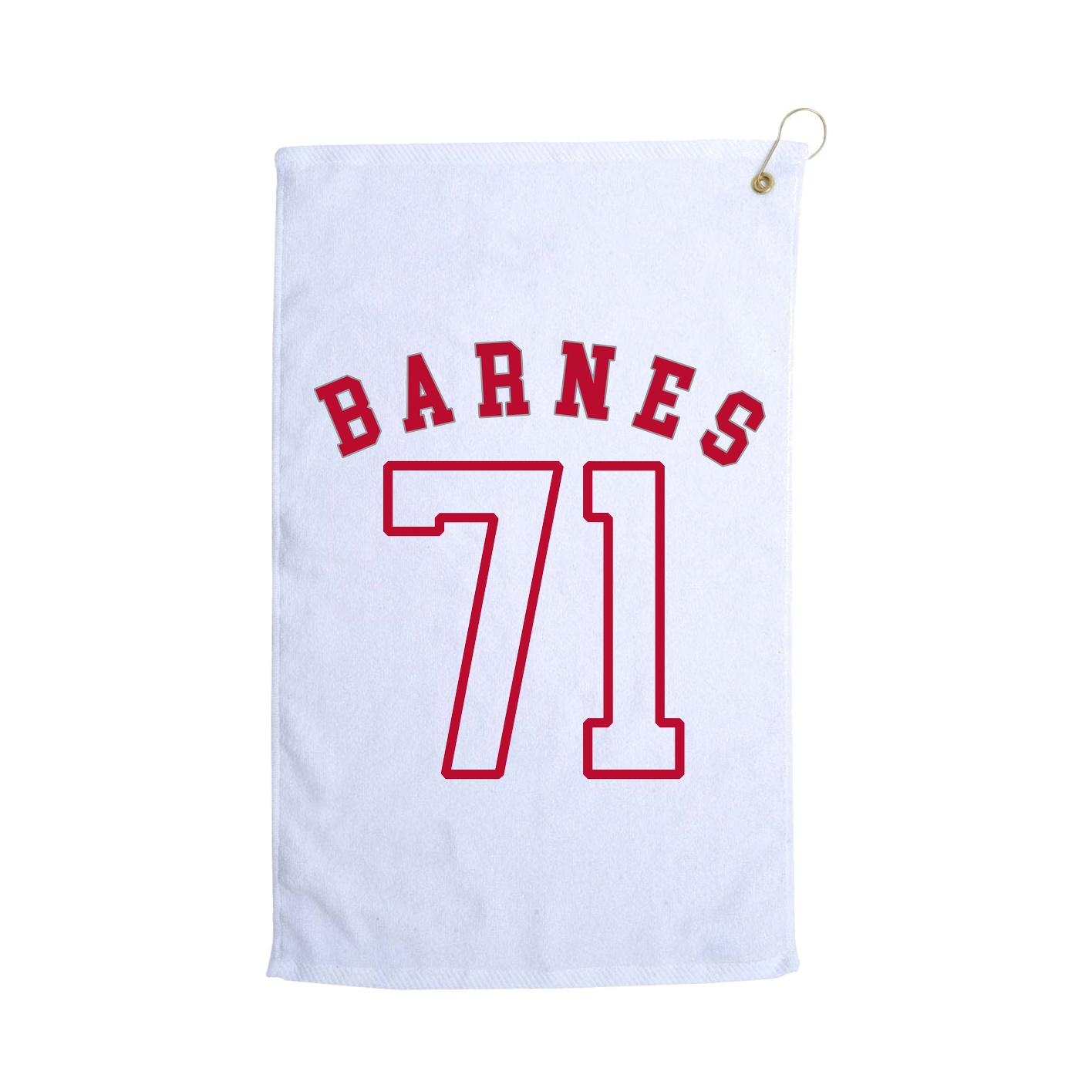 Golf Towel — Shirsey Arch in White