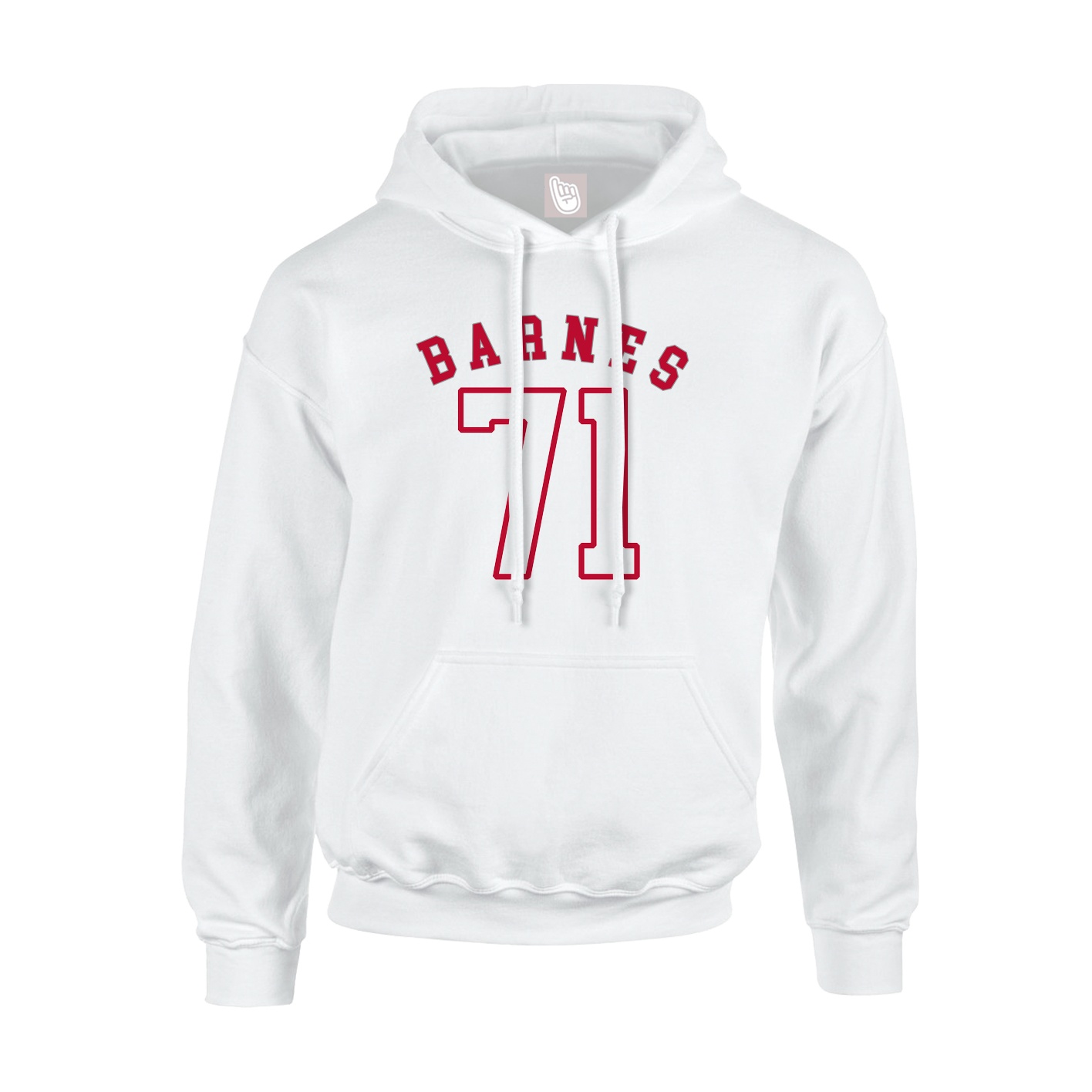 Hoodie — Shirsey Arch in White