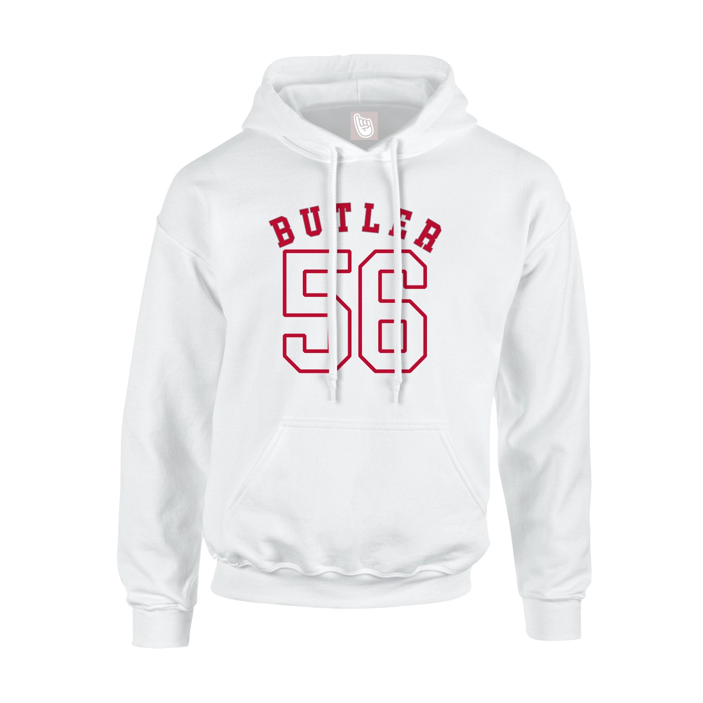 Hoodie — Shirsey Arch in White