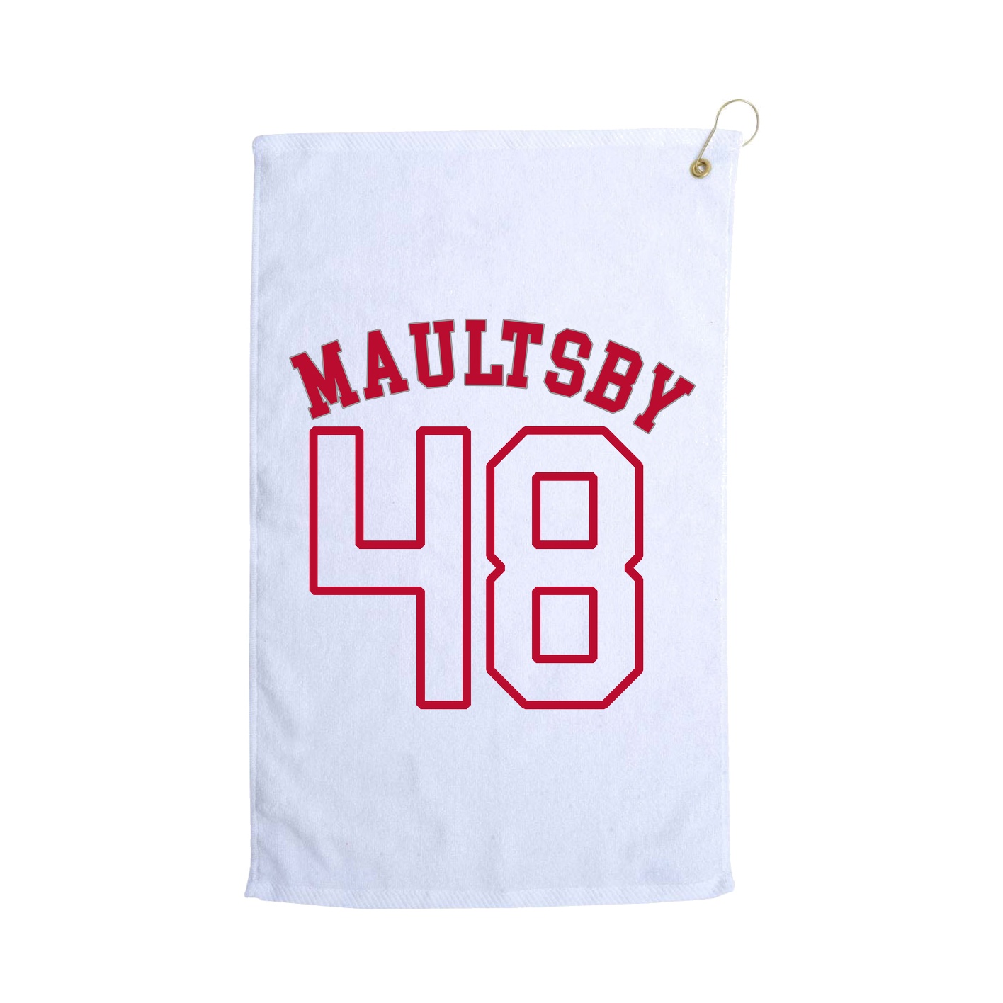 Golf Towel — Shirsey Arch in White
