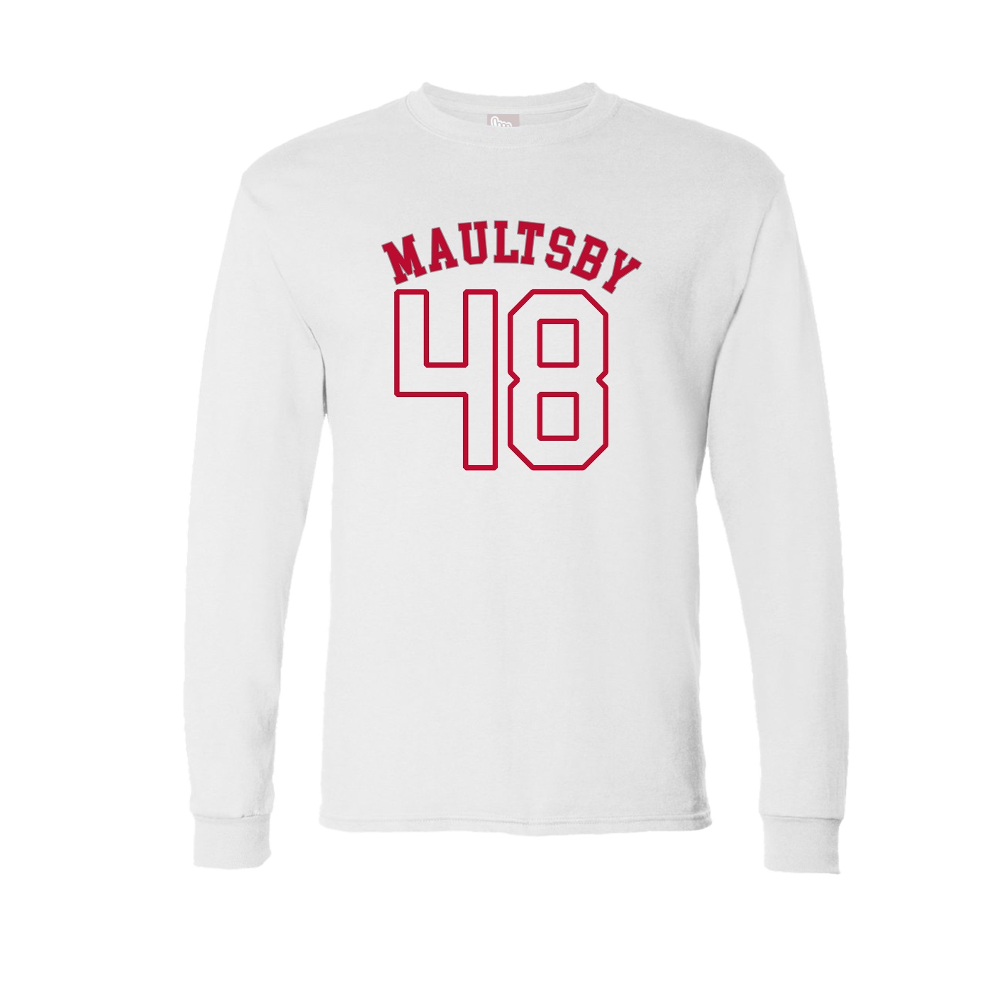 Long Sleeve Tee — Shirsey Arch in White