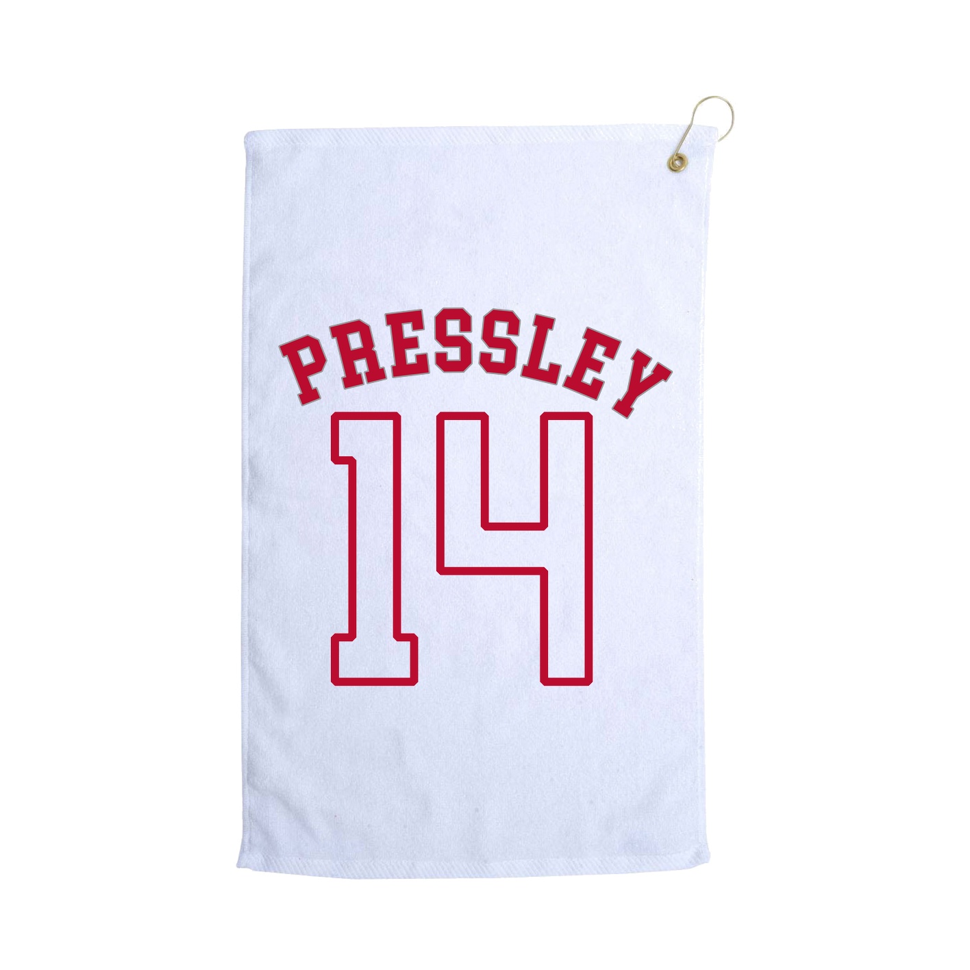 Golf Towel — Shirsey Arch in White