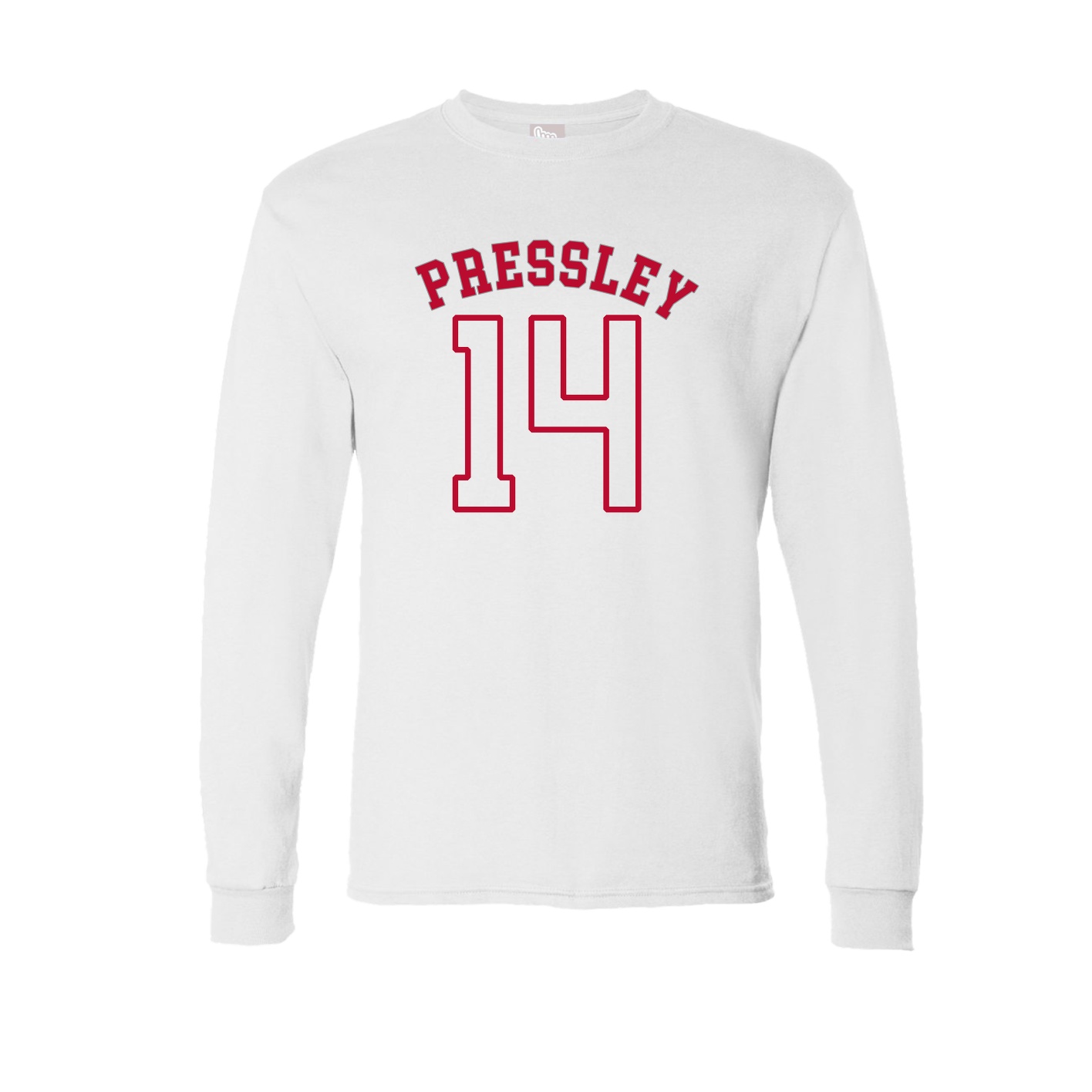 Long Sleeve Tee — Shirsey Arch in White