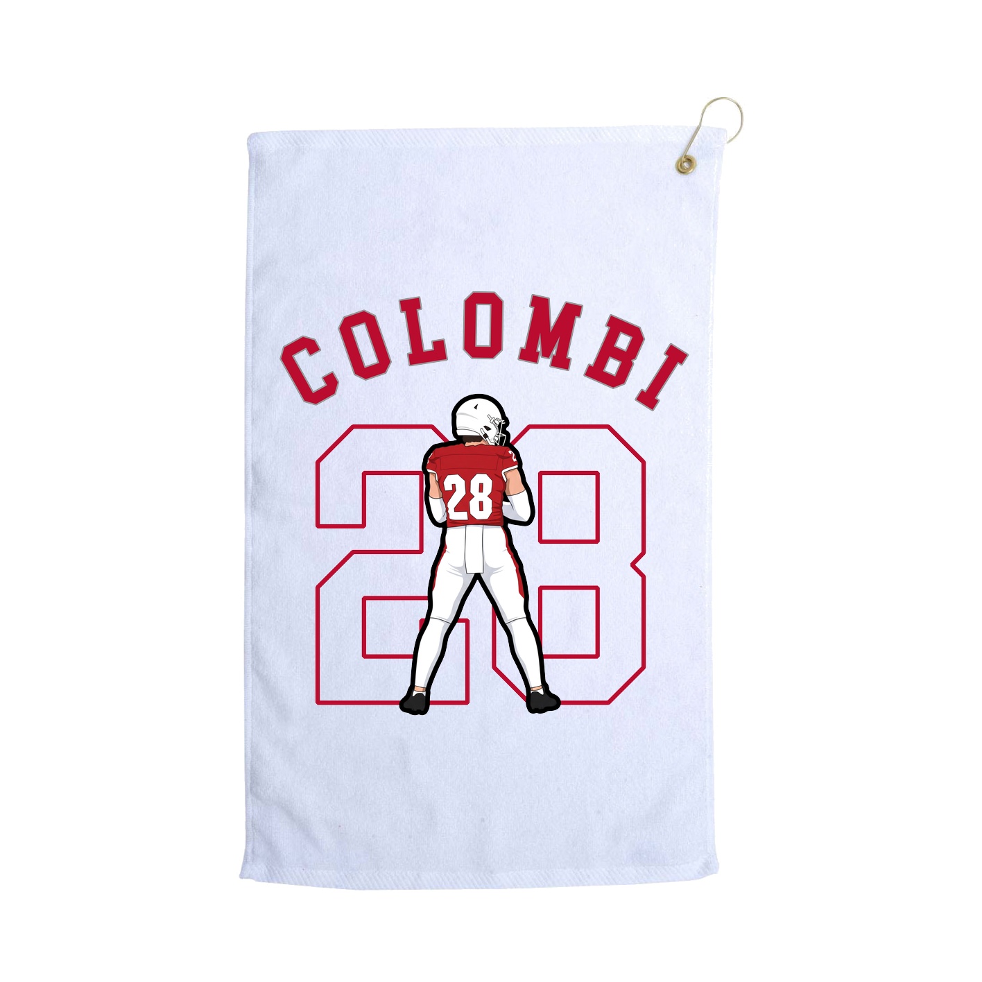 Golf Towel — Shirsey Arch in White