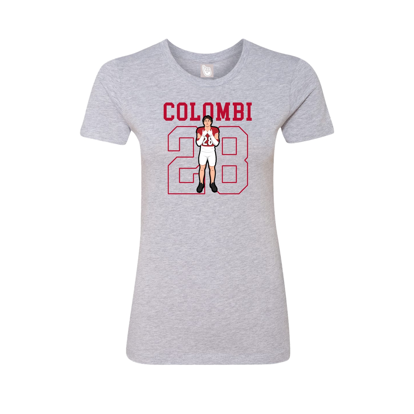 Fitted Women's Tee — Shirsey in Grey