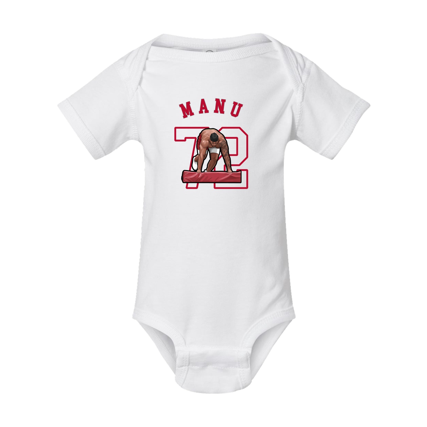 Baby Onesie — Shirsey Arch in White