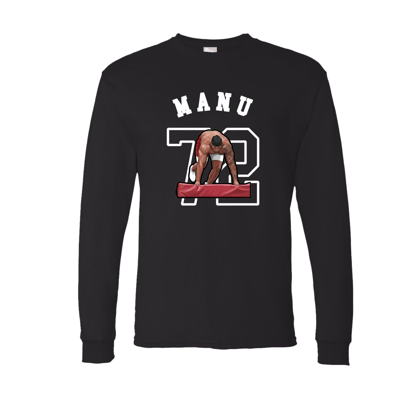 Long Sleeve Tee — Shirsey Arch in Black