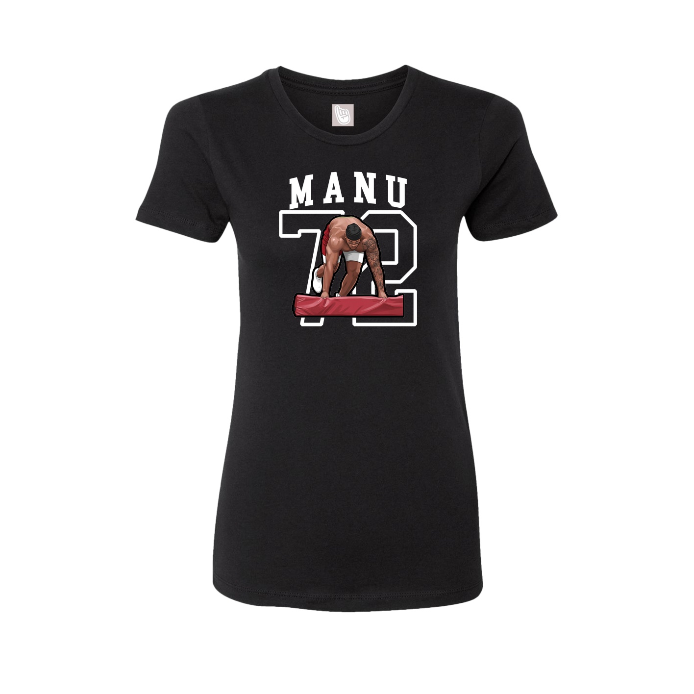 Fitted Women's Tee — Shirsey in Black