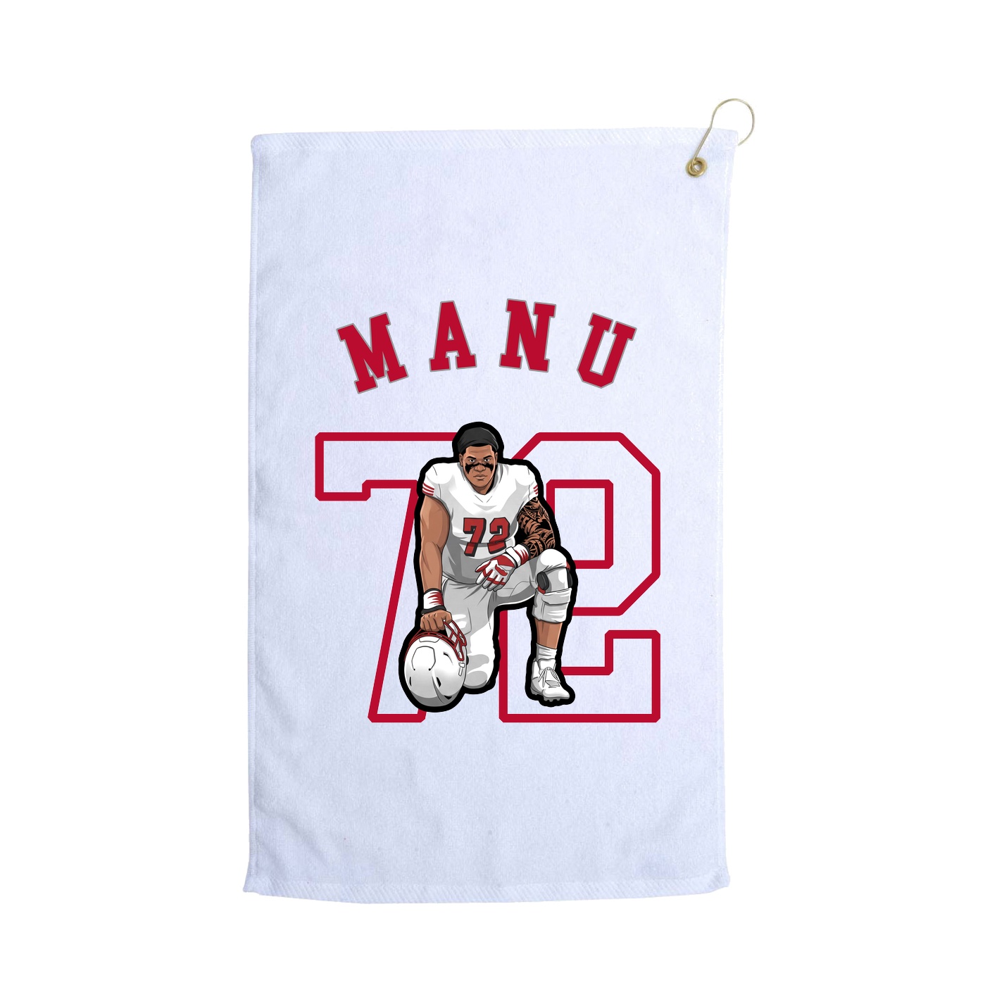 Golf Towel — Shirsey Arch in White