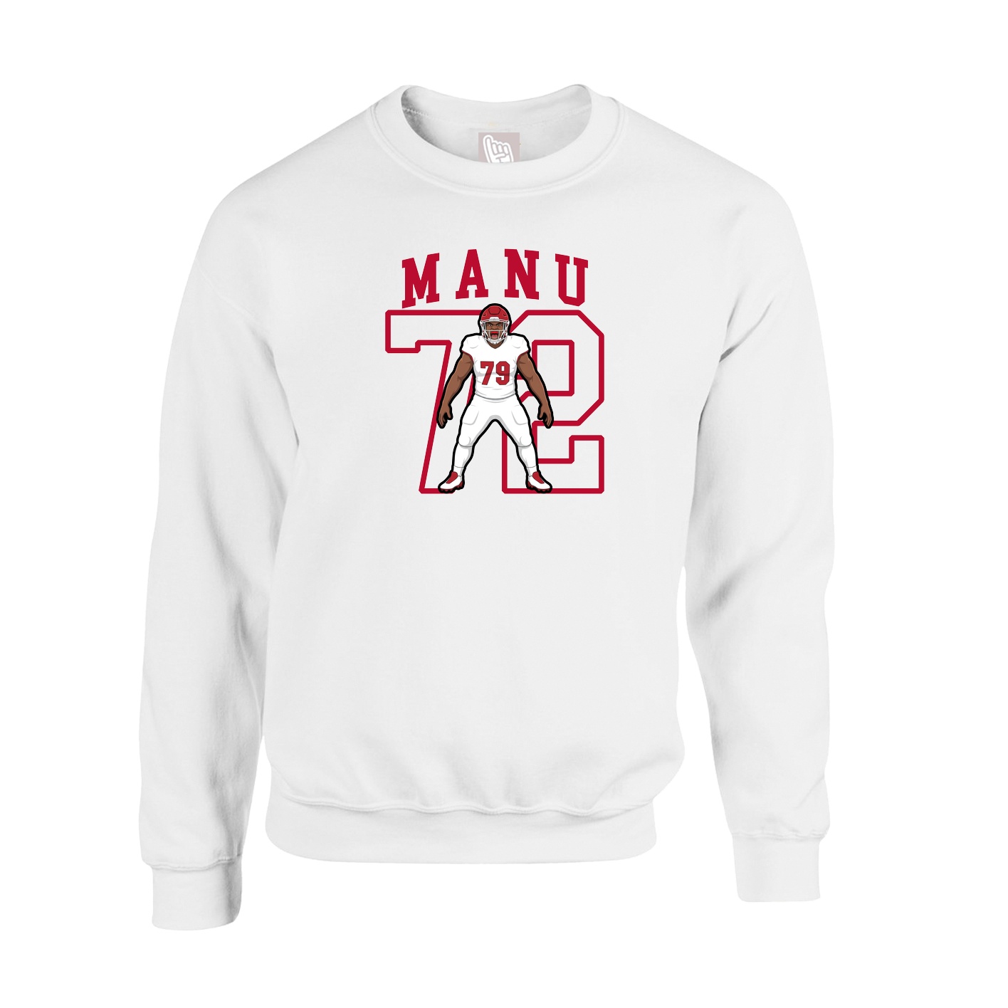 Fleece Crew — Shirsey in White