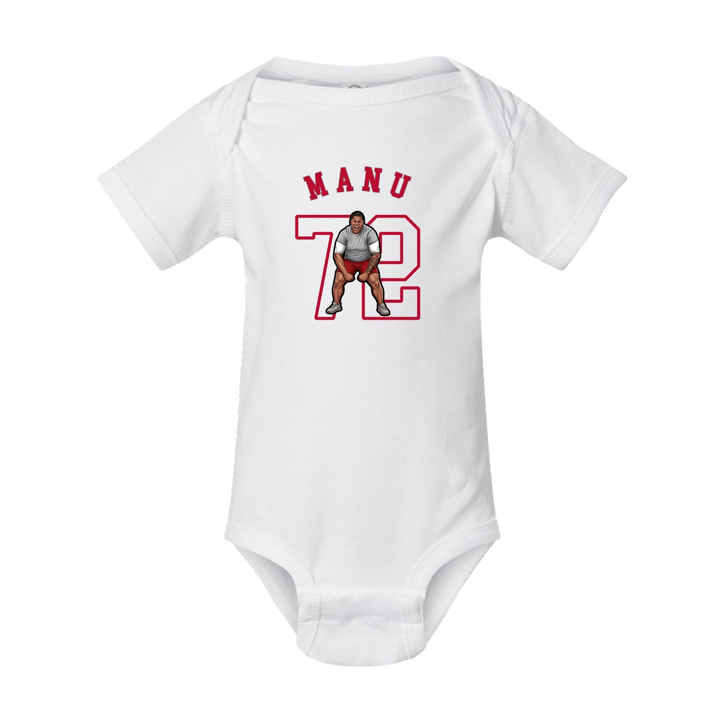 Baby Onesie — Shirsey Arch in White