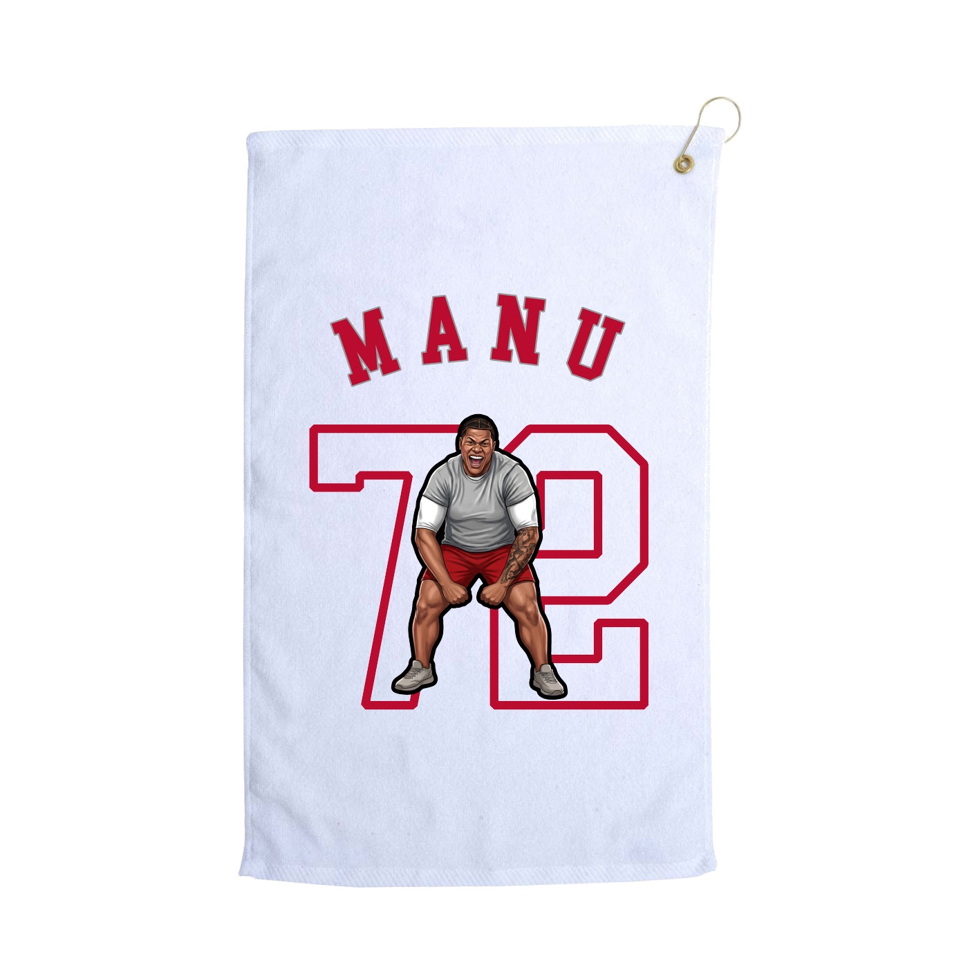 Golf Towel — Shirsey Arch in White