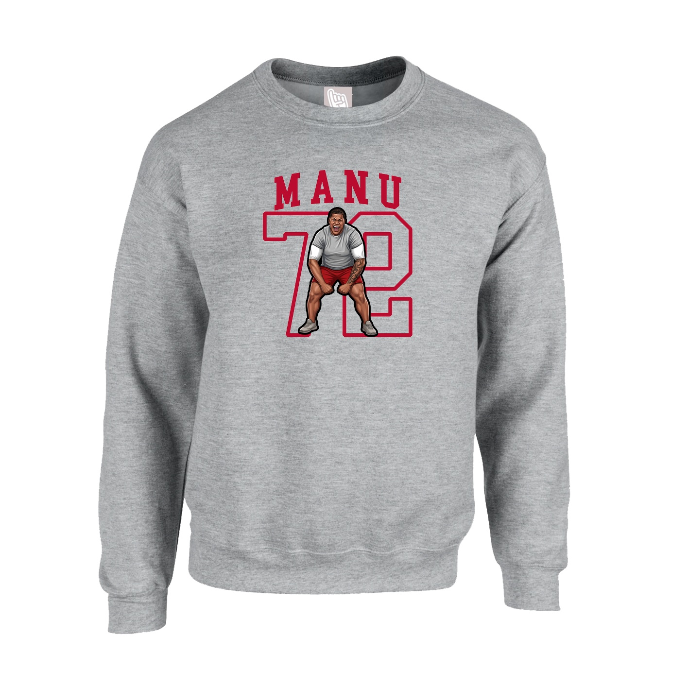 Fleece Crew — Shirsey in Grey