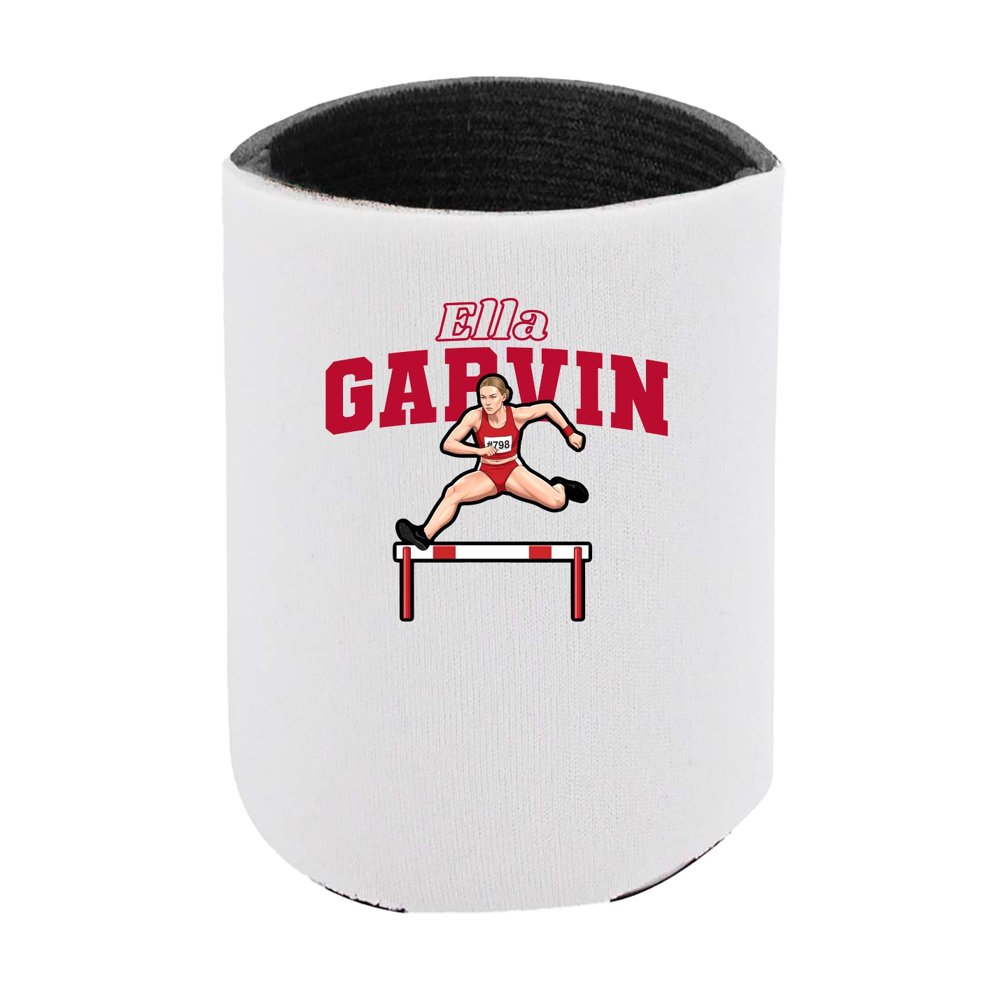Can Holder — Name Arch in White