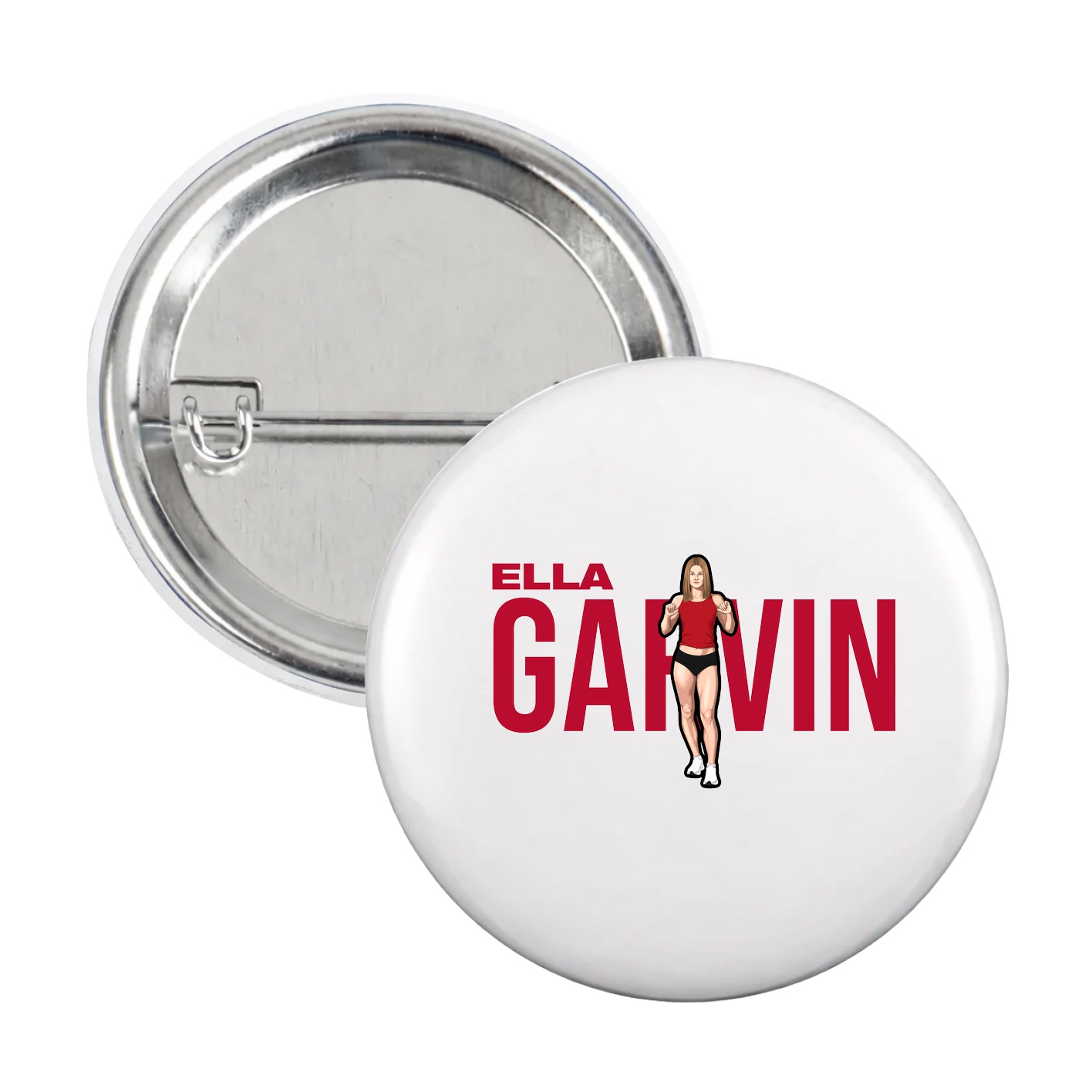 Game Day Button — Player Name in White