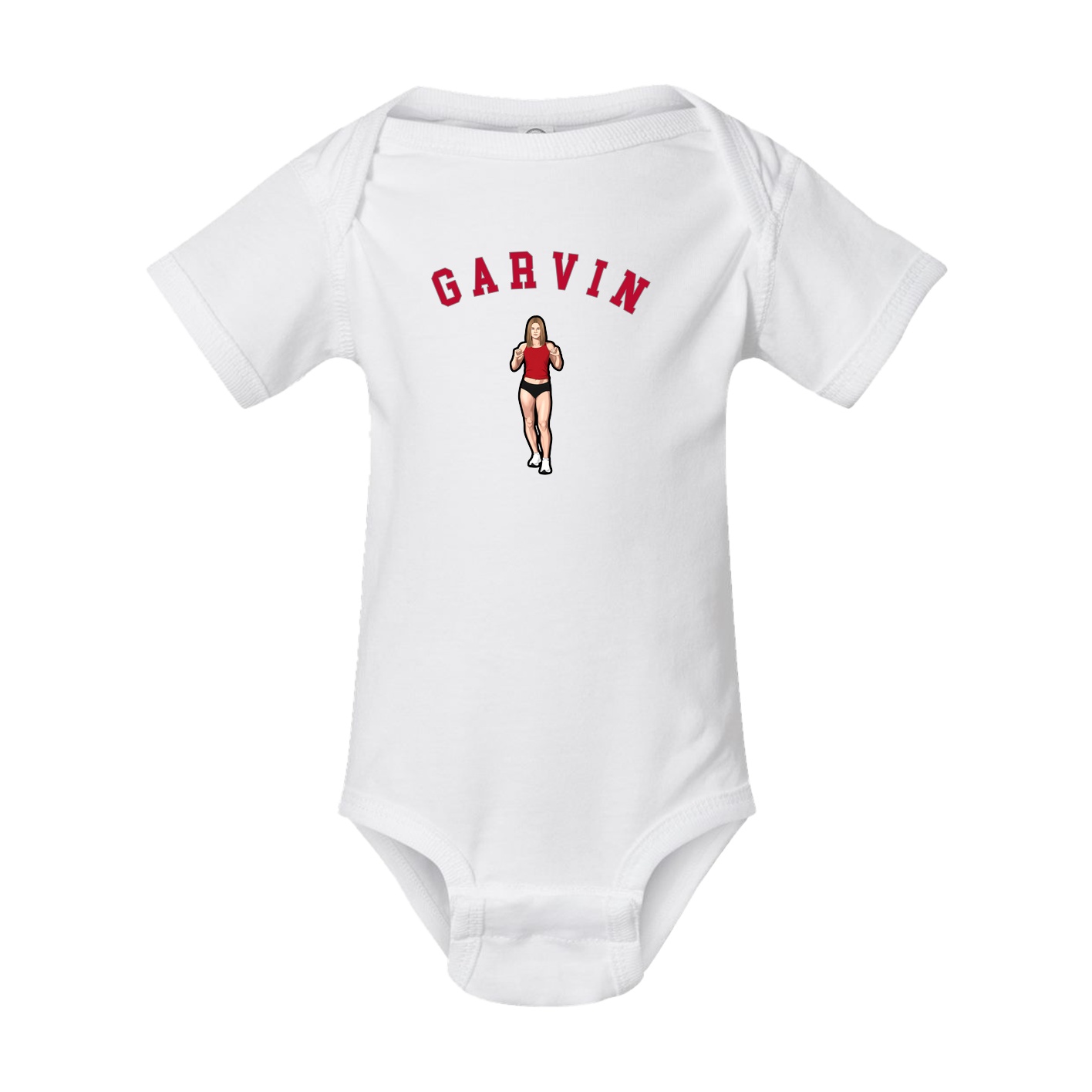 Baby Onesie — Shirsey Arch in White