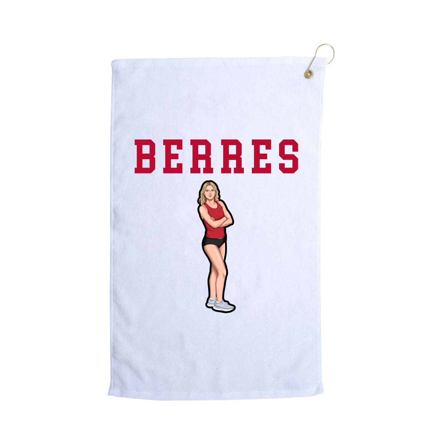 Golf Towel — Shirsey in White