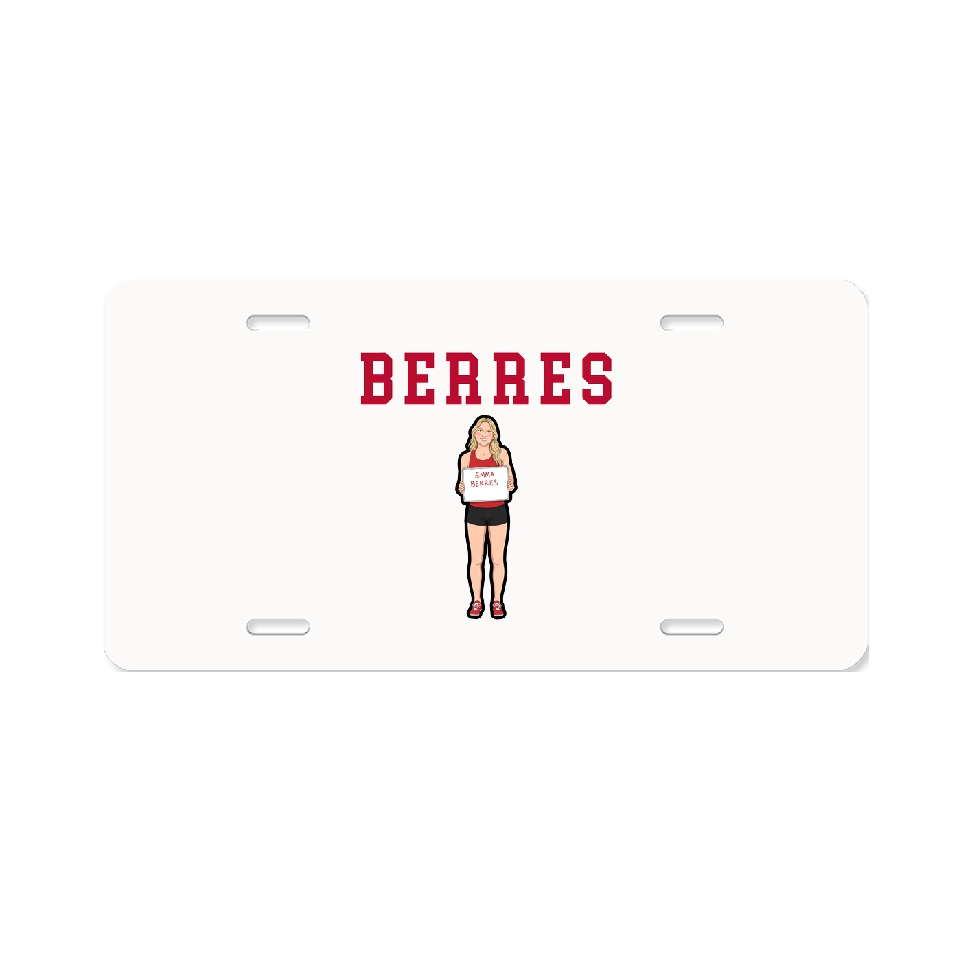 License Plate — Shirsey in Classic