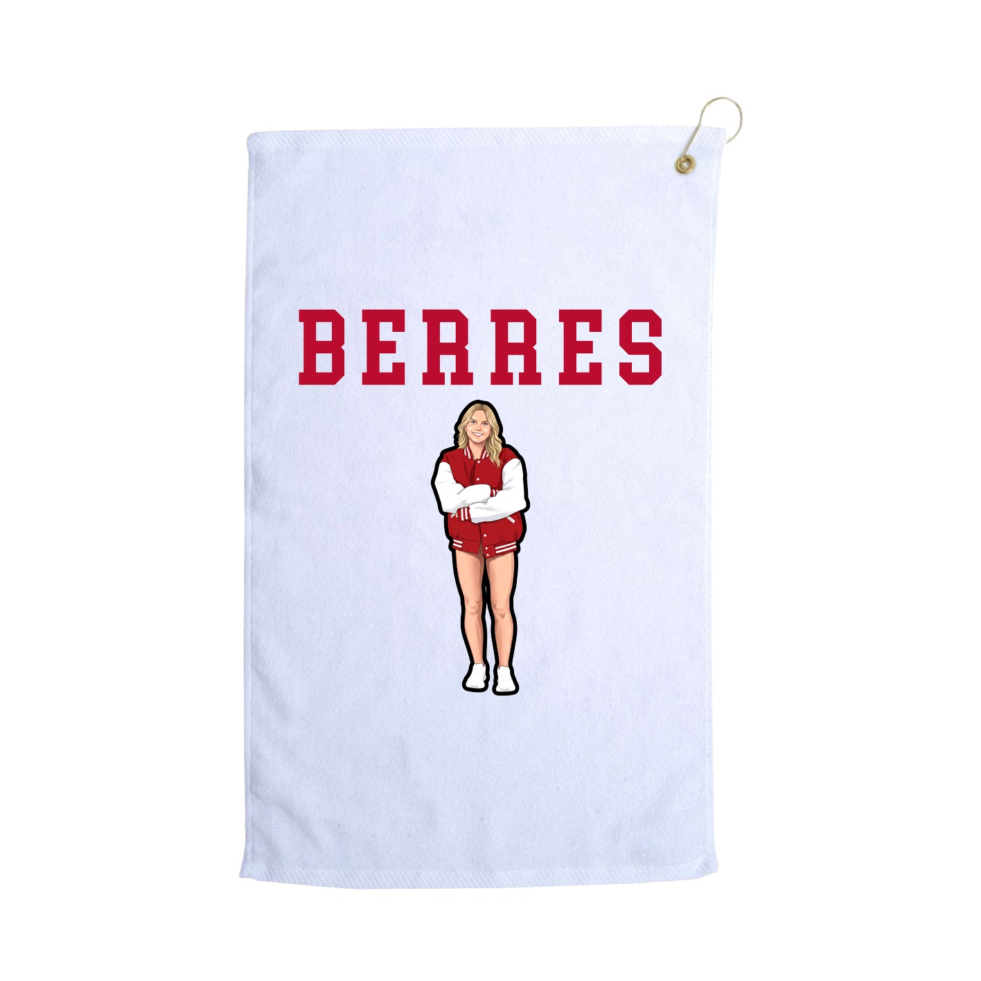 Golf Towel — Shirsey in White