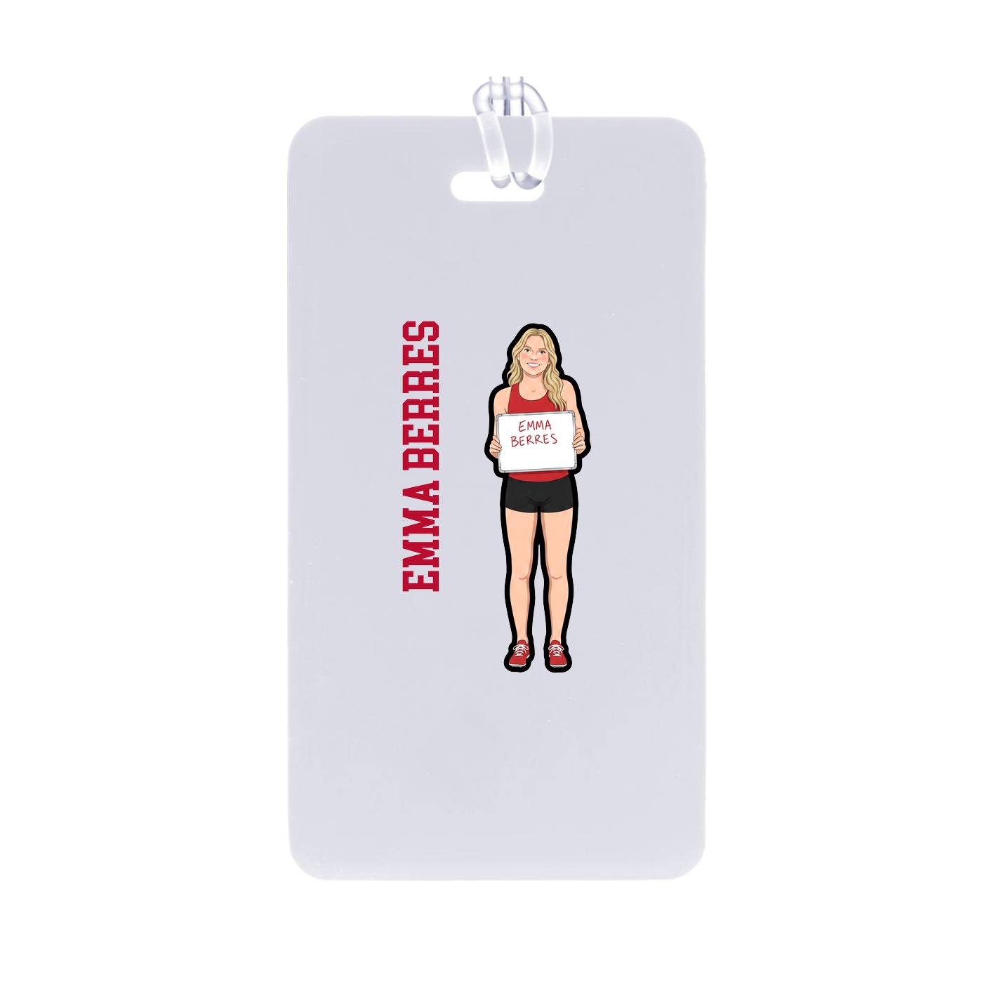 Bag Tag — Name Vertical in Classic