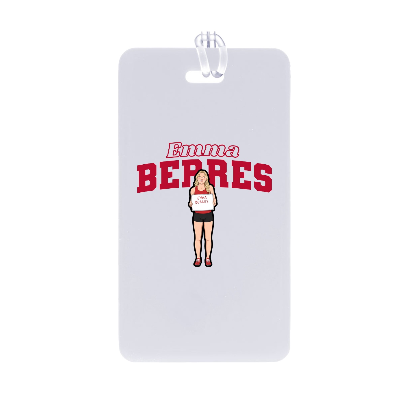 Bag Tag — Name Arch in Classic