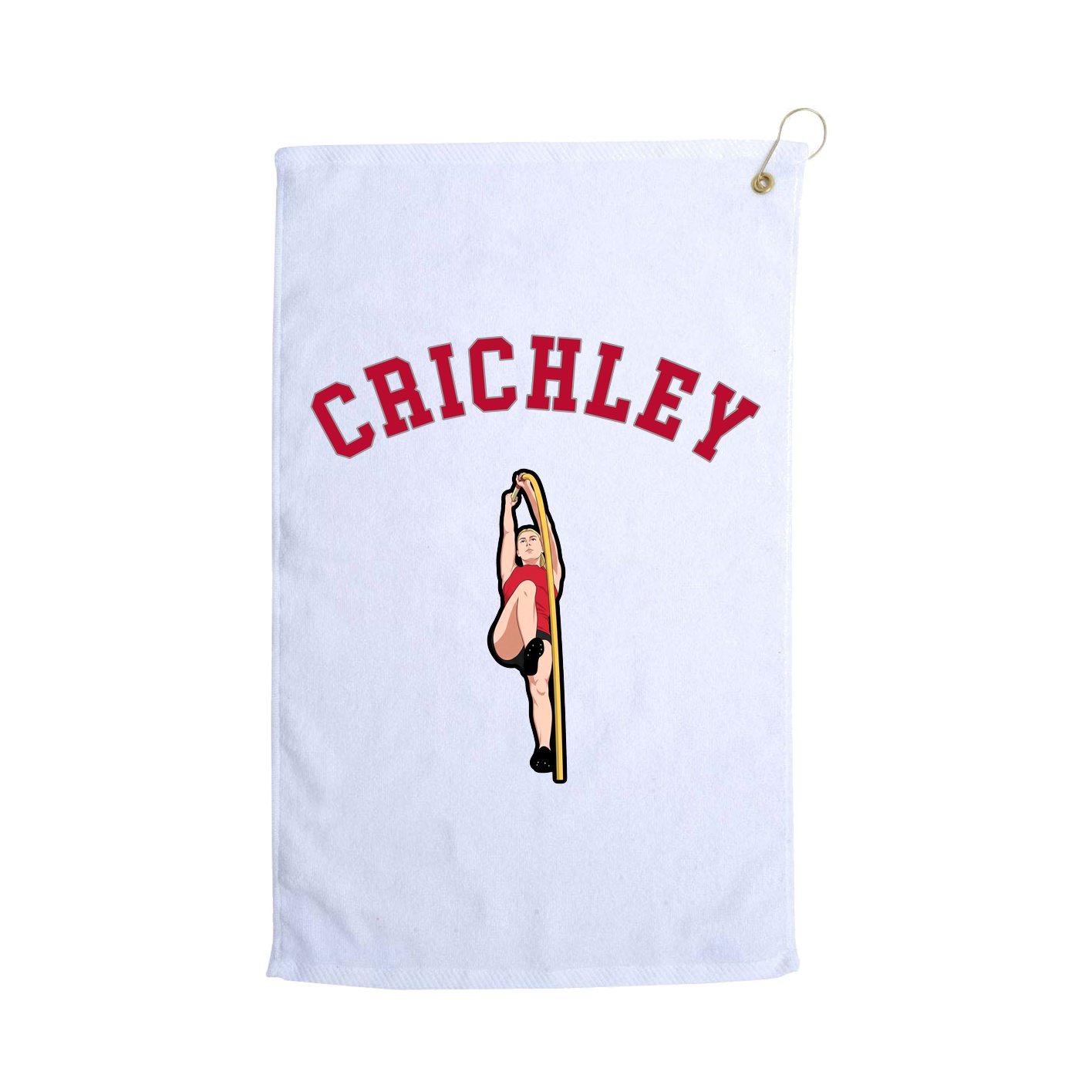 Golf Towel — Shirsey Arch in White