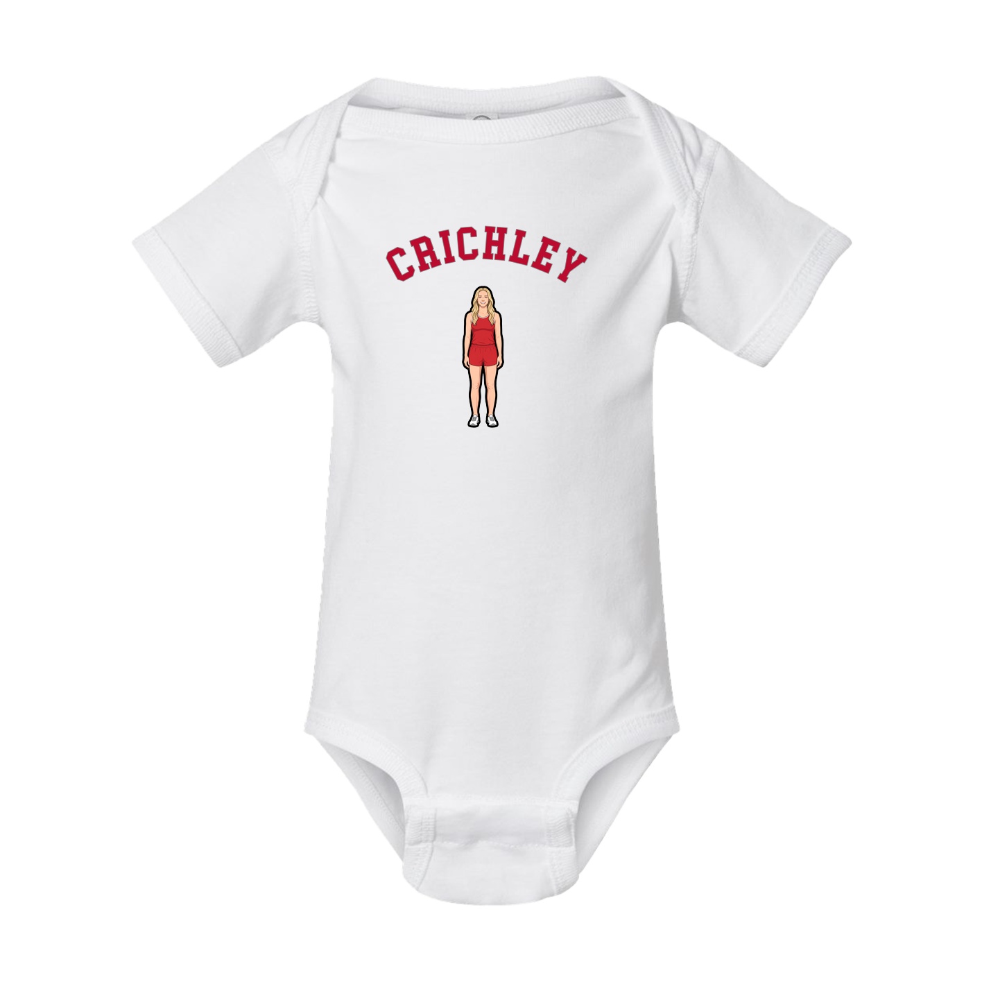 Baby Onesie — Shirsey Arch in White