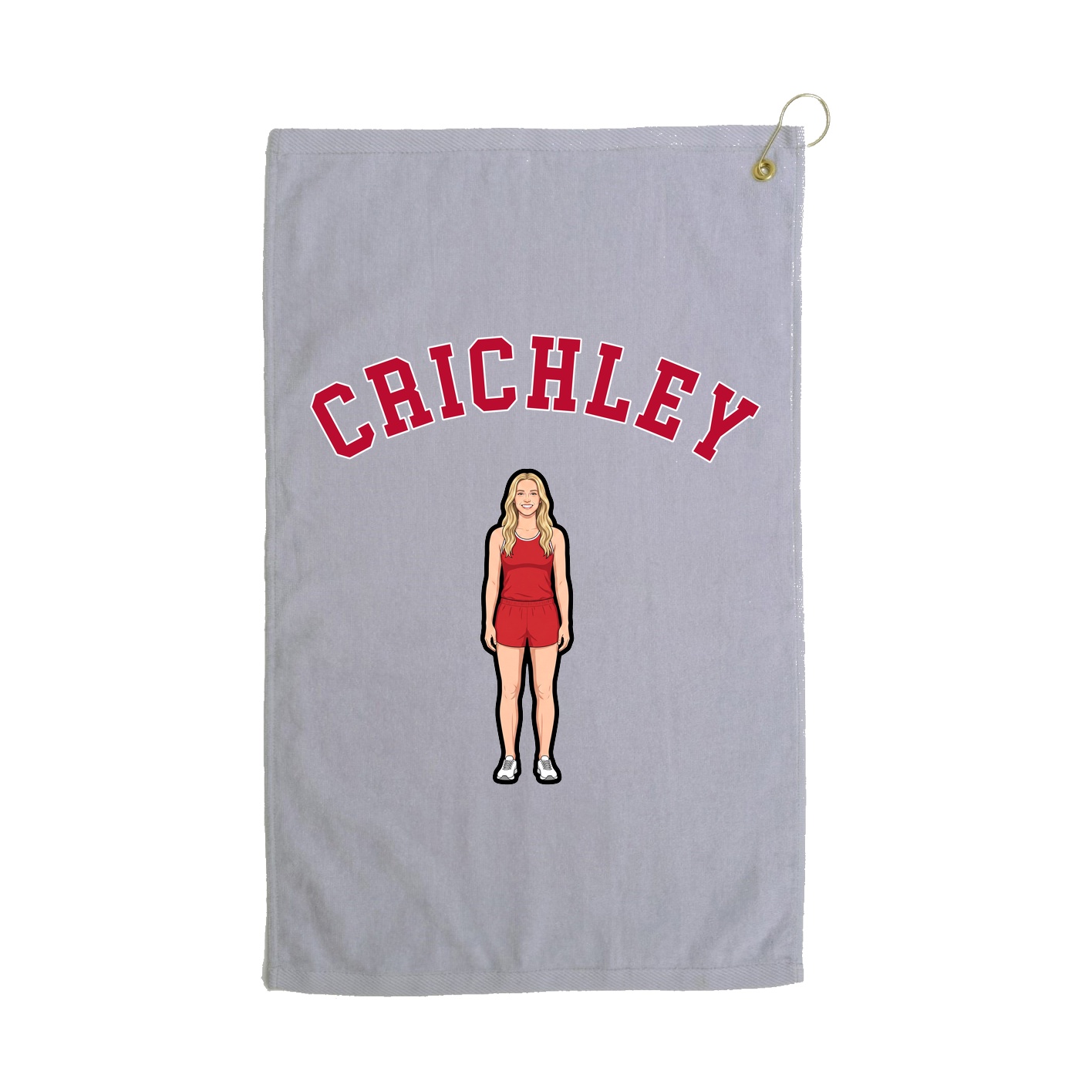 Golf Towel — Shirsey Arch in Grey