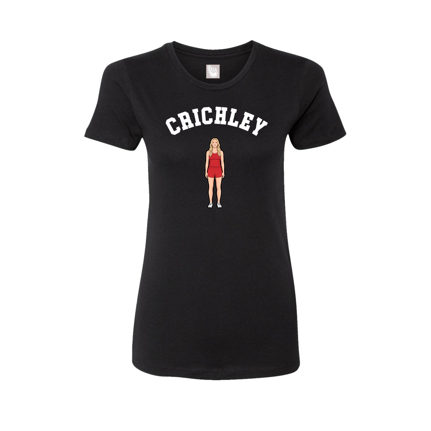 Womens Tee — Shirsey Arch in Black