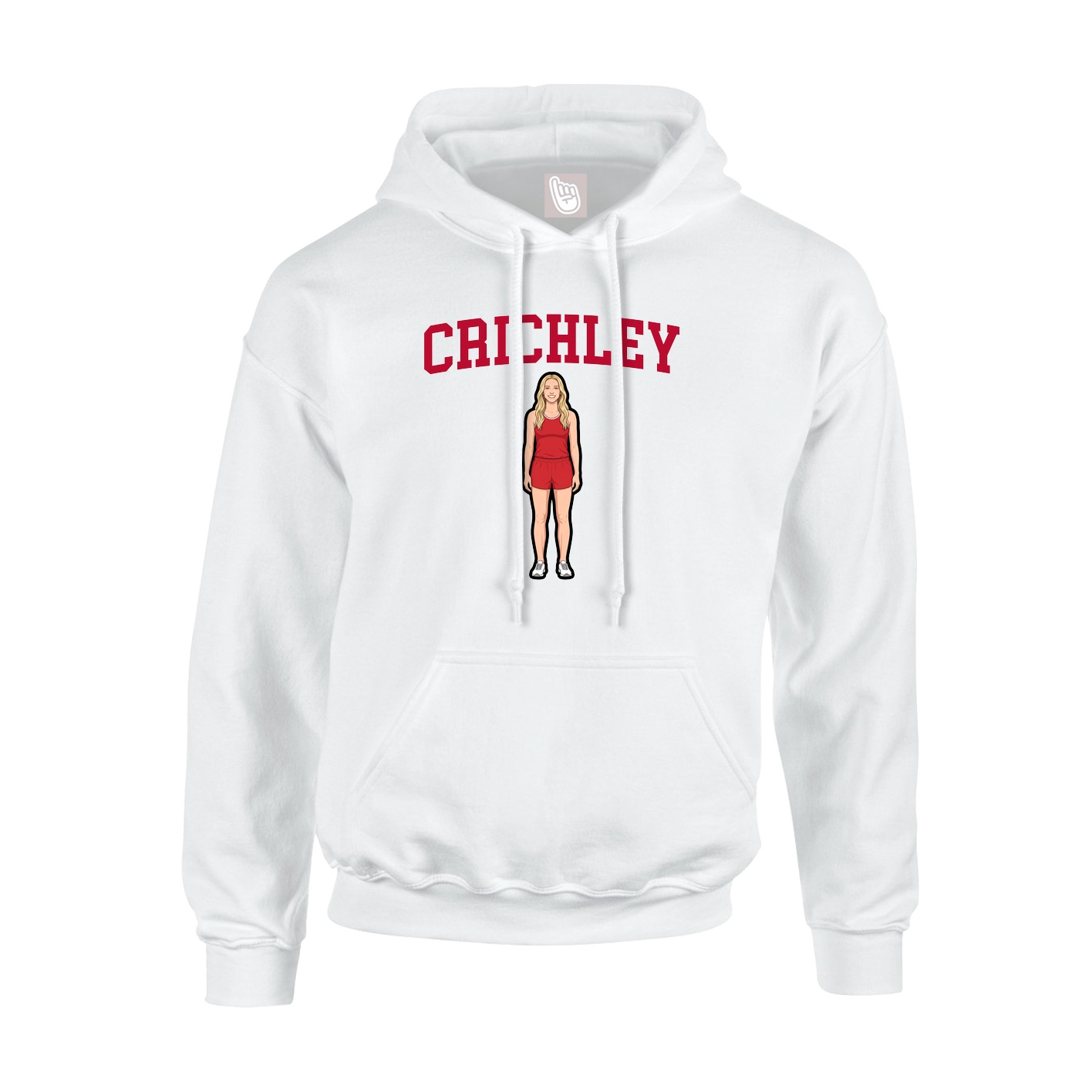 Hoodie — Shirsey in White