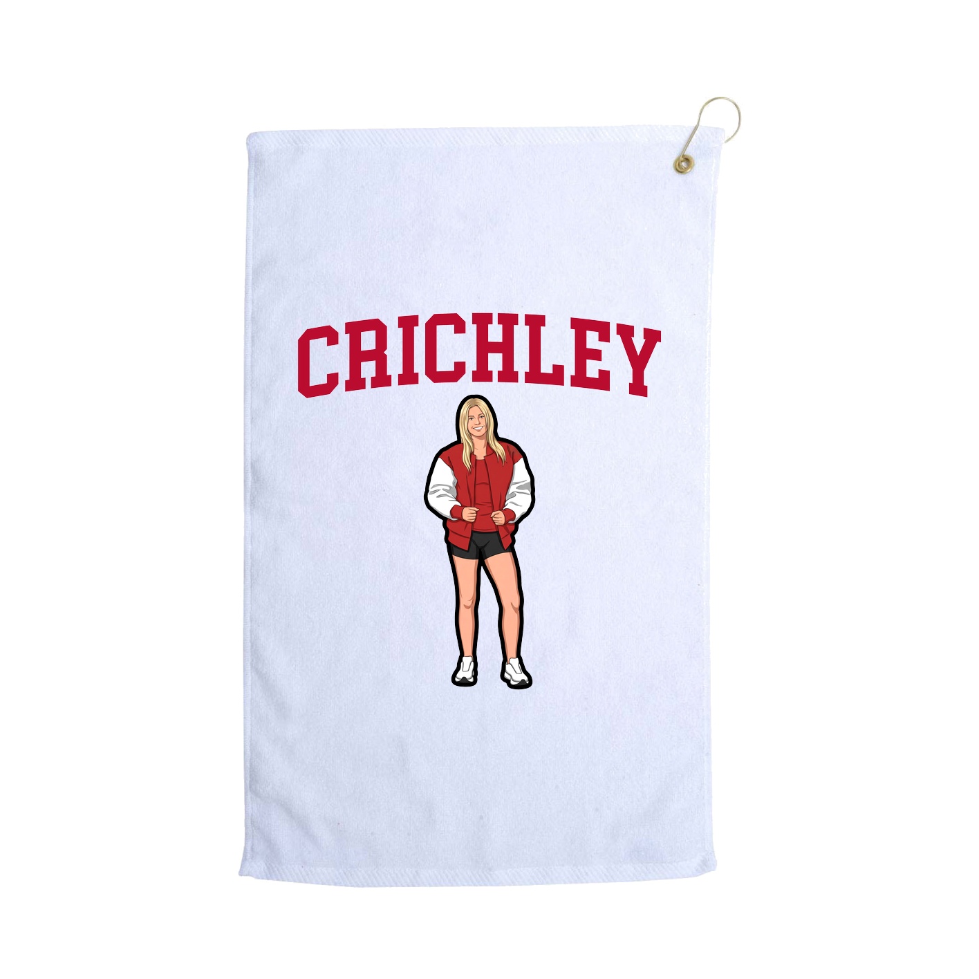 Golf Towel — Shirsey in White