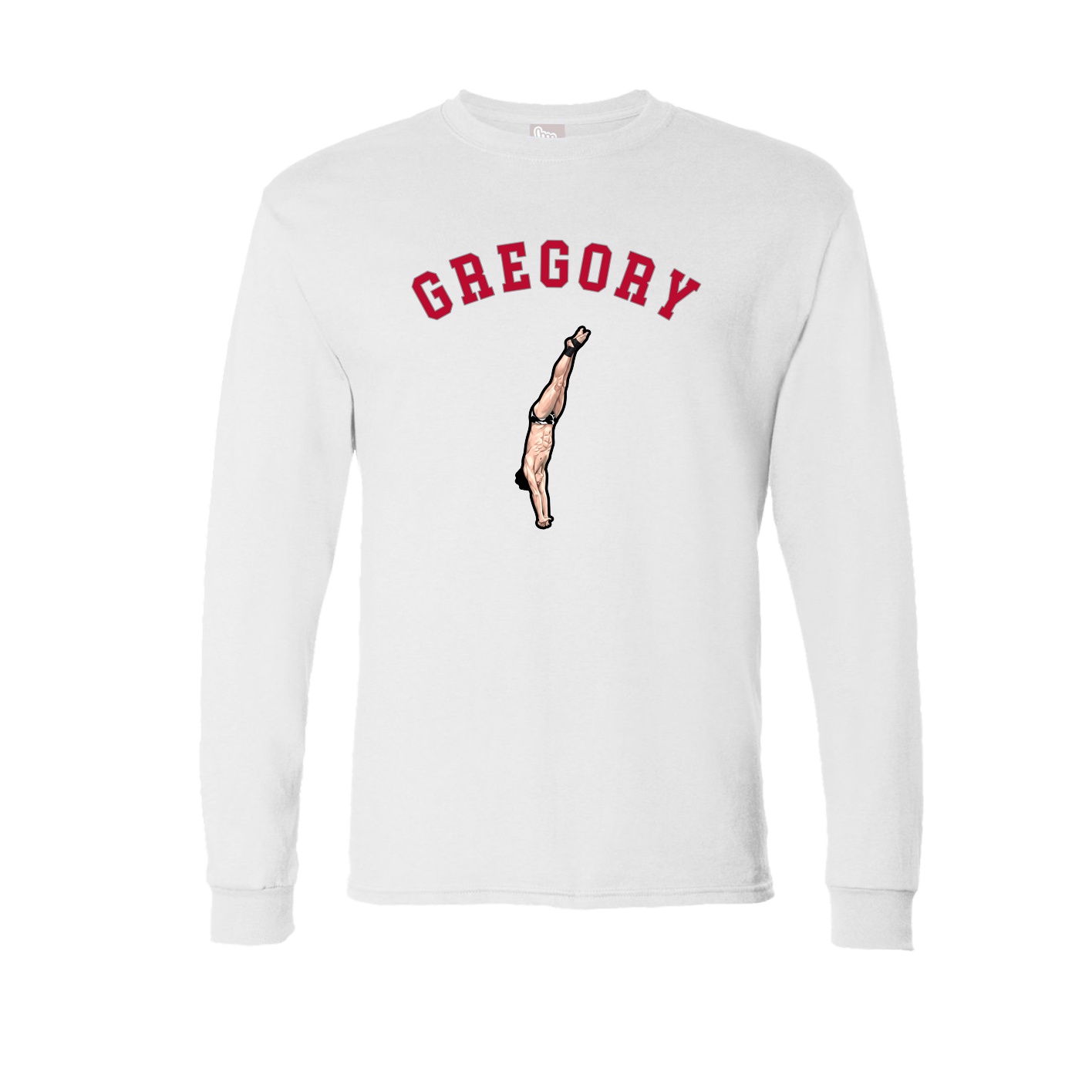 Long Sleeve Tee — Shirsey Arch in White