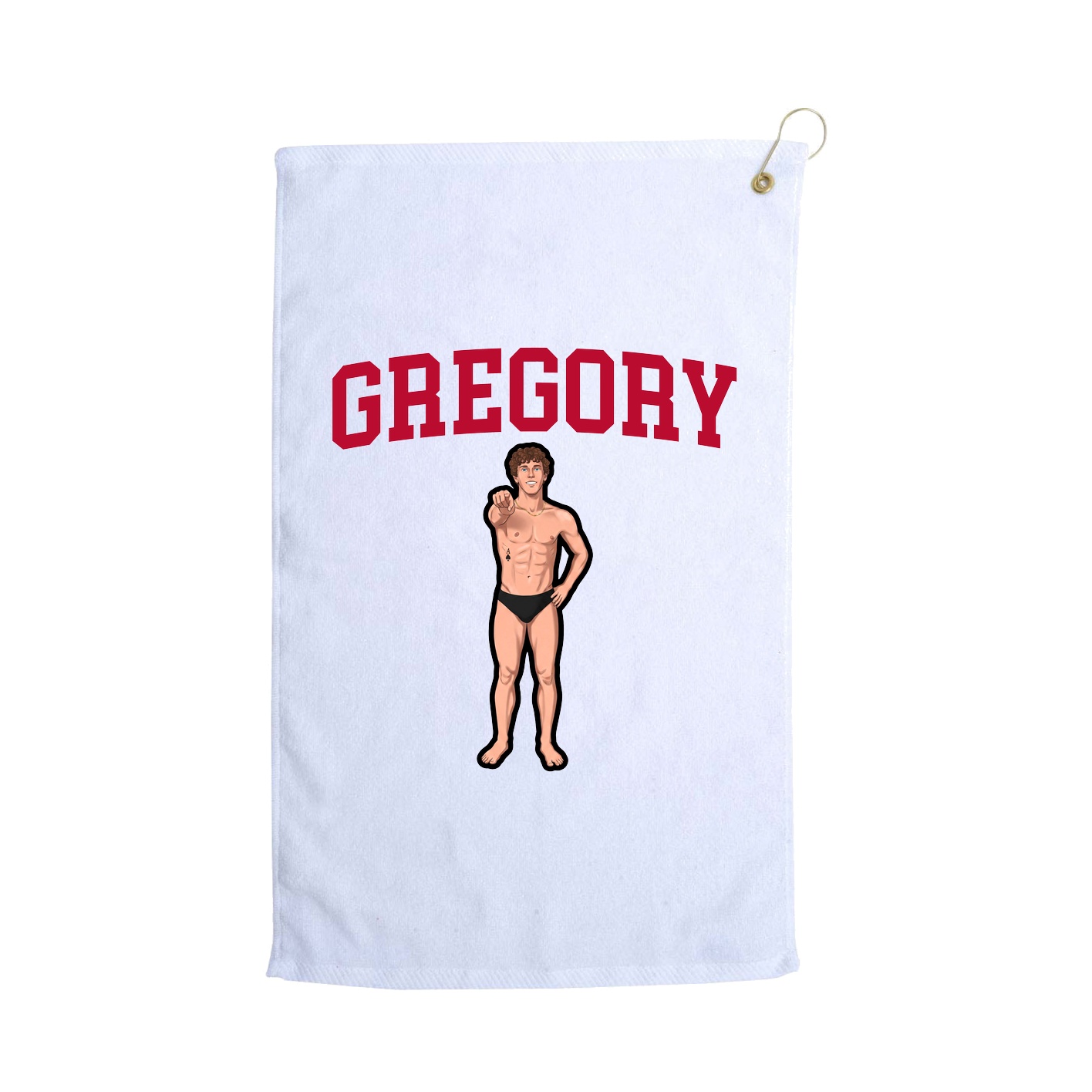 Golf Towel — Shirsey in White