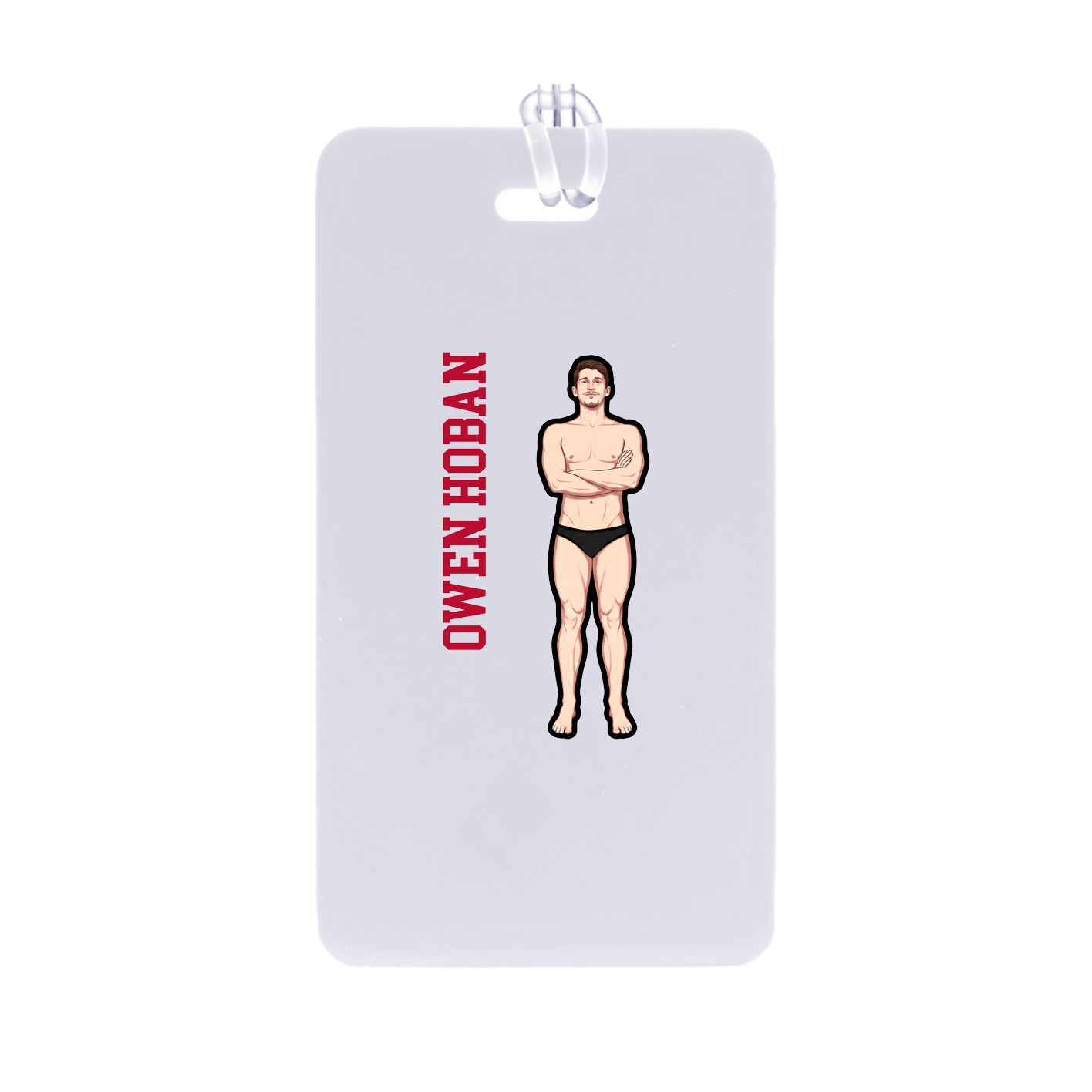 Bag Tag — Name Vertical in Classic