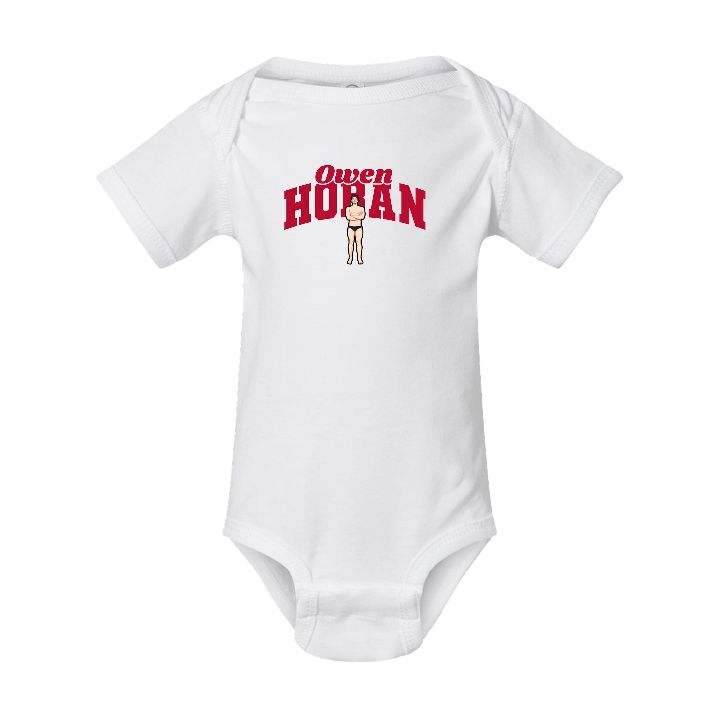 Baby Onesie — Signature Arch in White