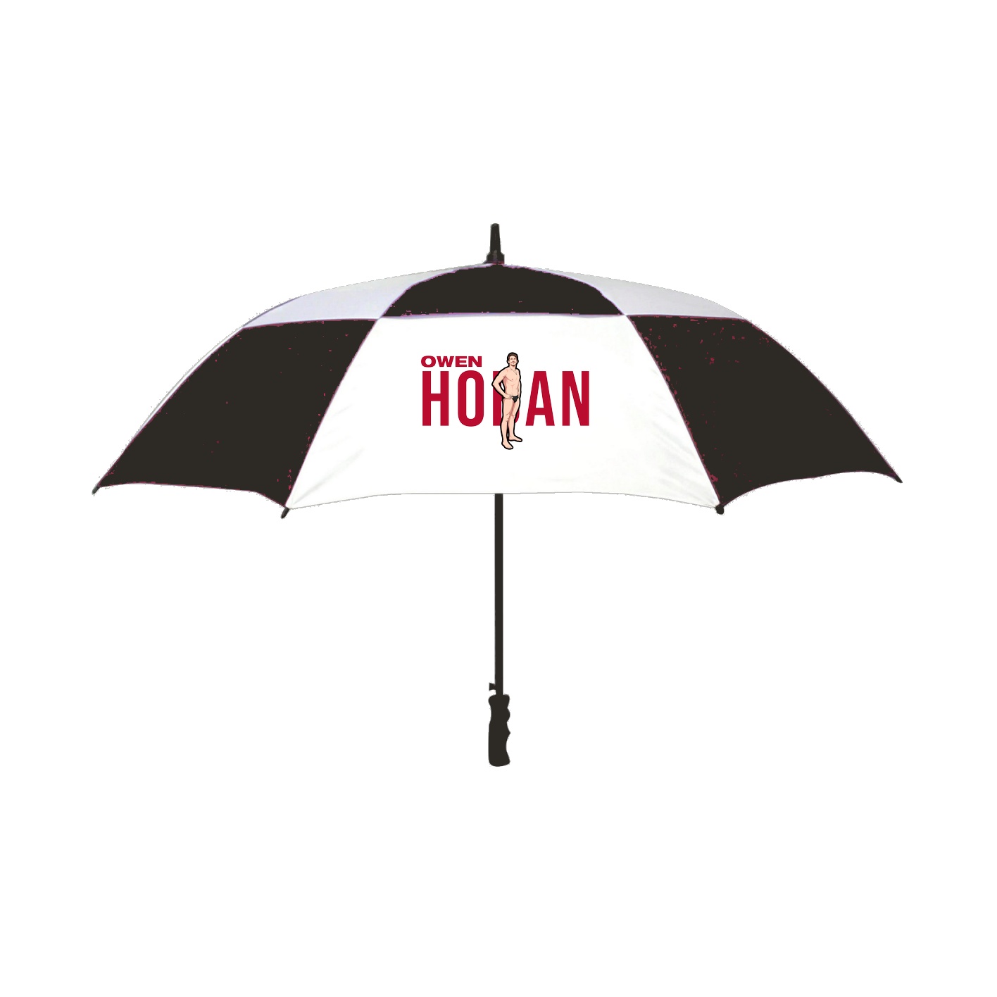 Golf Umbrella — Player Name in Black